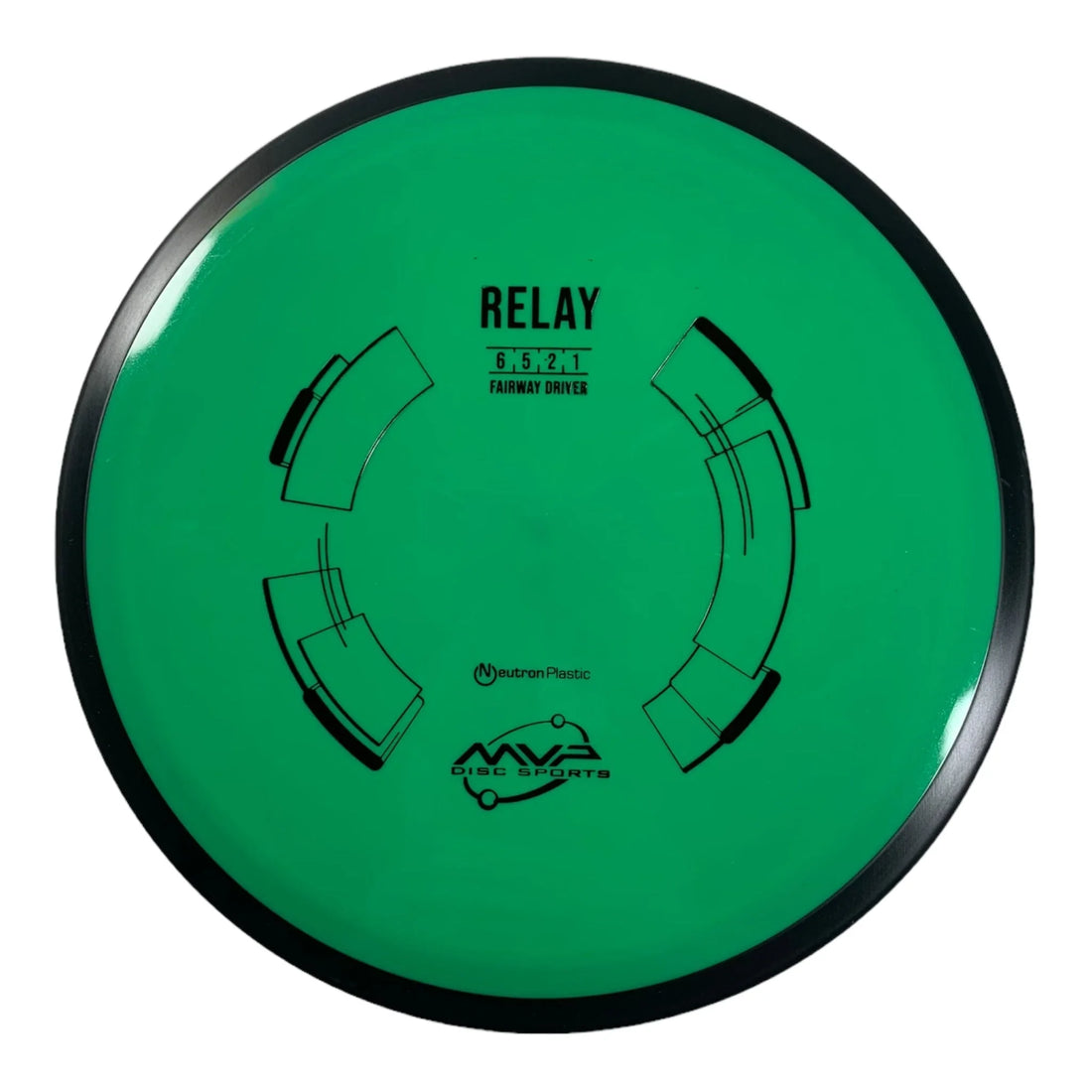 MVP Disc Sports Relay | Neutron | Green/Black 166g Disc Golf