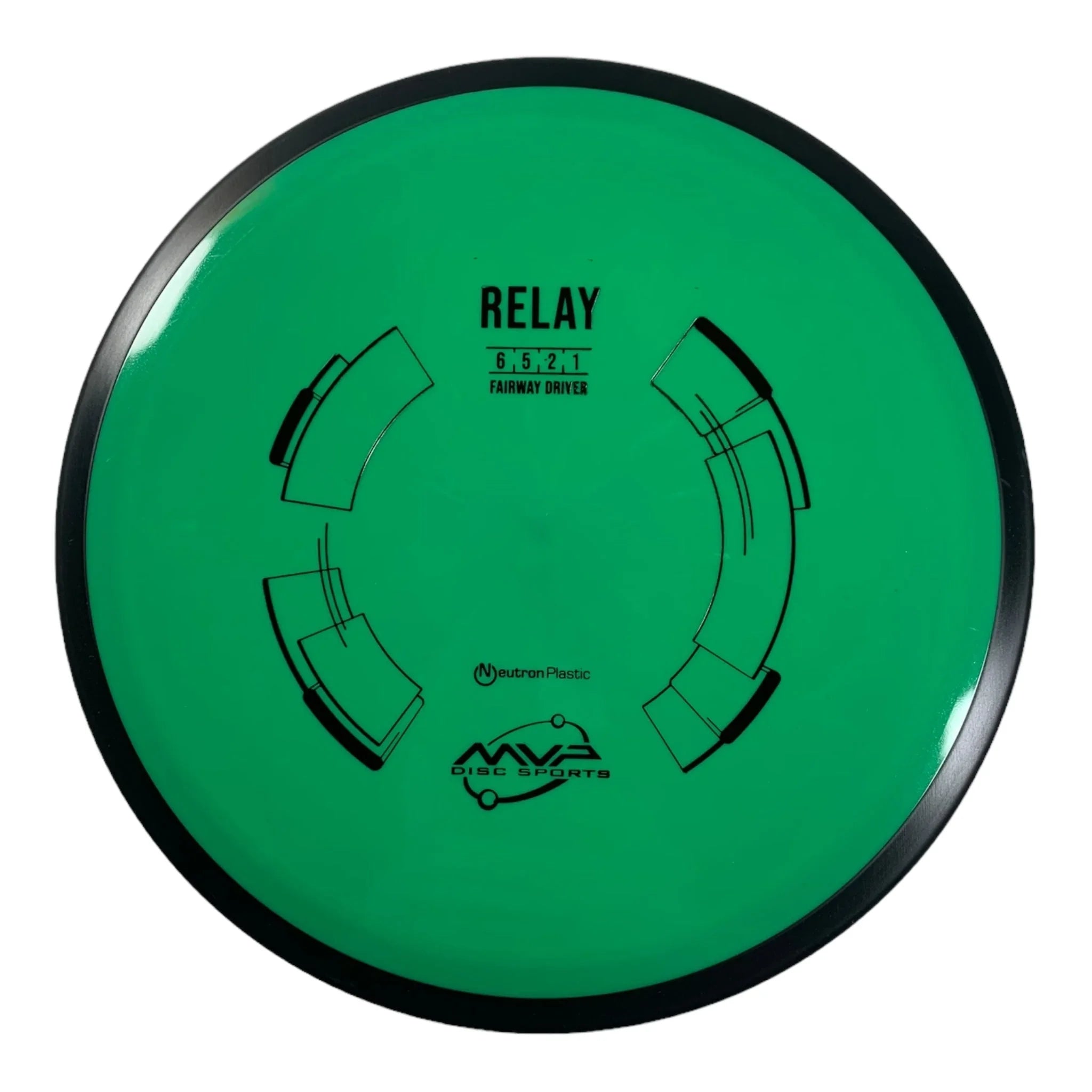 MVP Disc Sports Relay | Neutron | Green/Black 166g Disc Golf