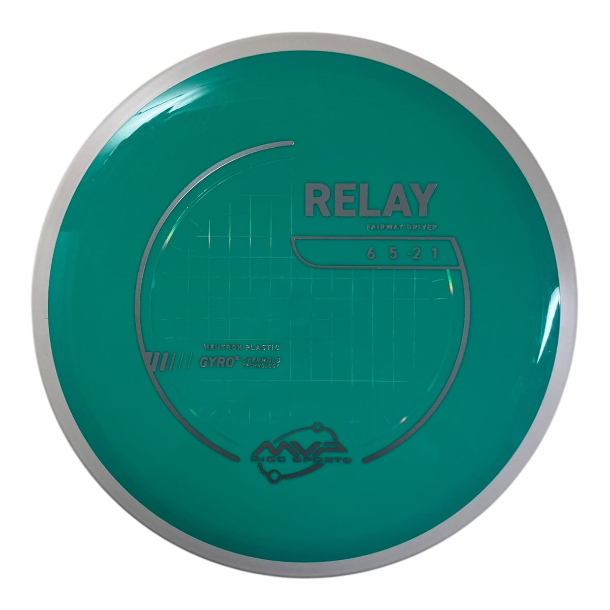 MVP Disc Sports Relay | Neutron | Teal/White 168g (Project Lab Coat) Disc Golf