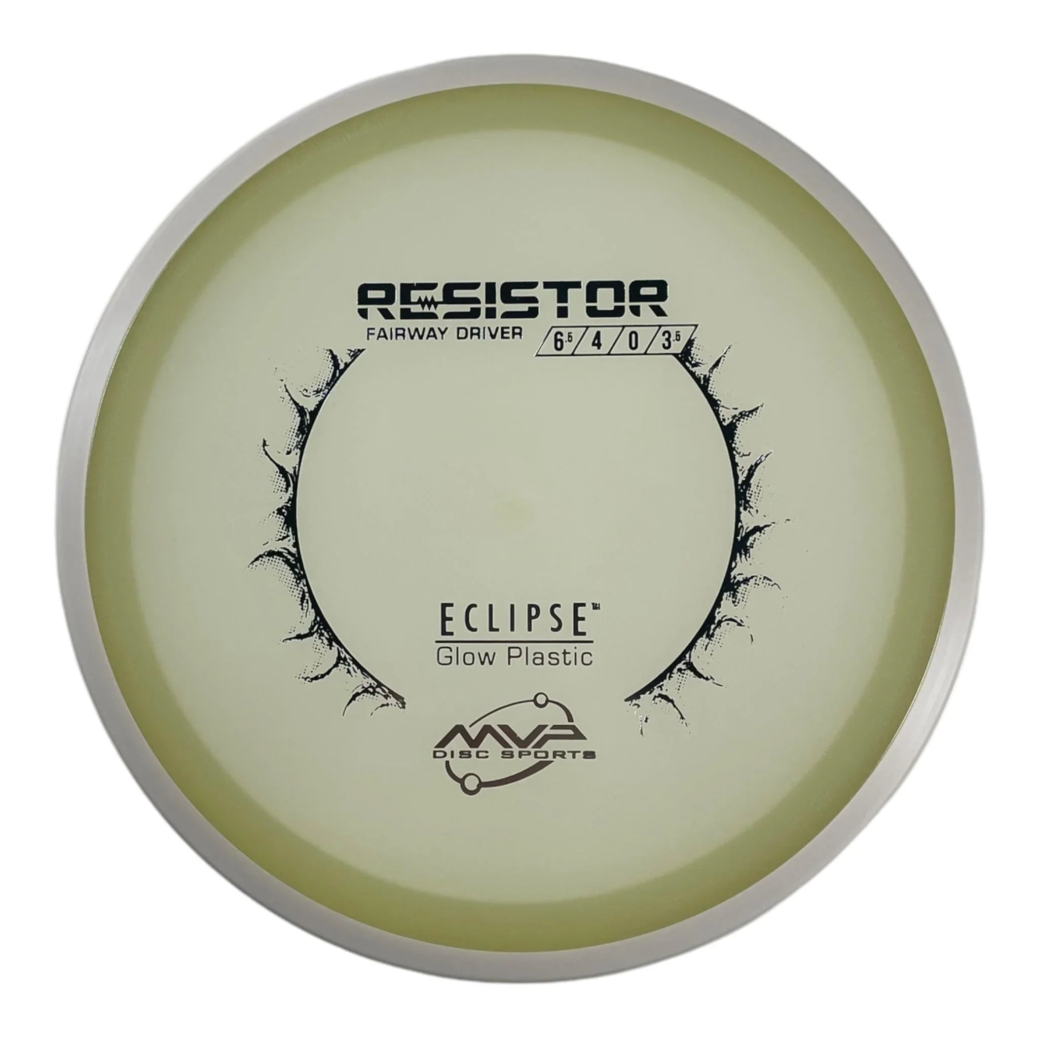 MVP Disc Sports Resistor | Eclipse | Glow/White 172 - 173g Disc Golf