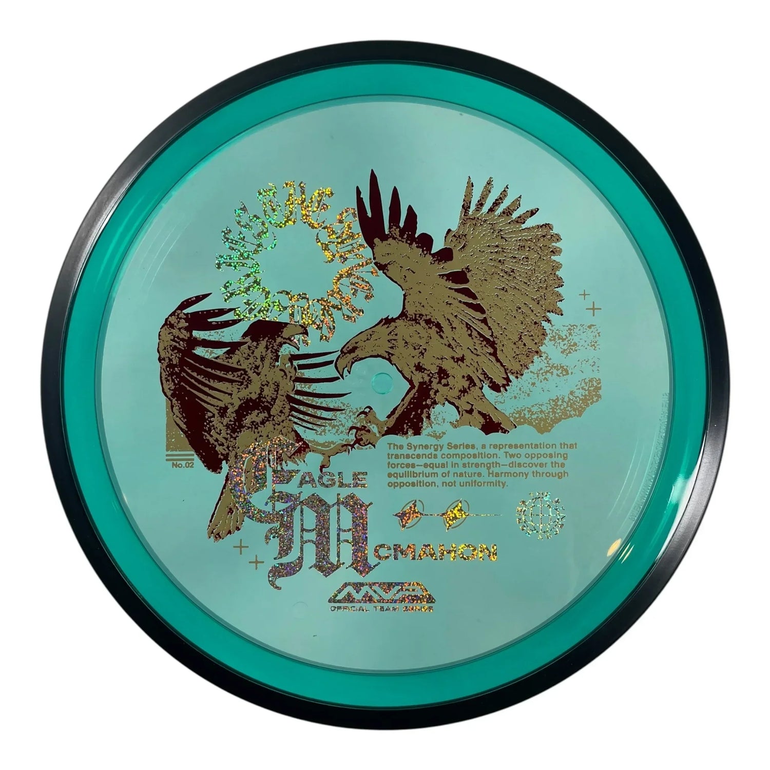 MVP Disc Sports Resistor | Proton | Teal/Gold/Red 175g (Eagle Mcmahon) Disc Golf