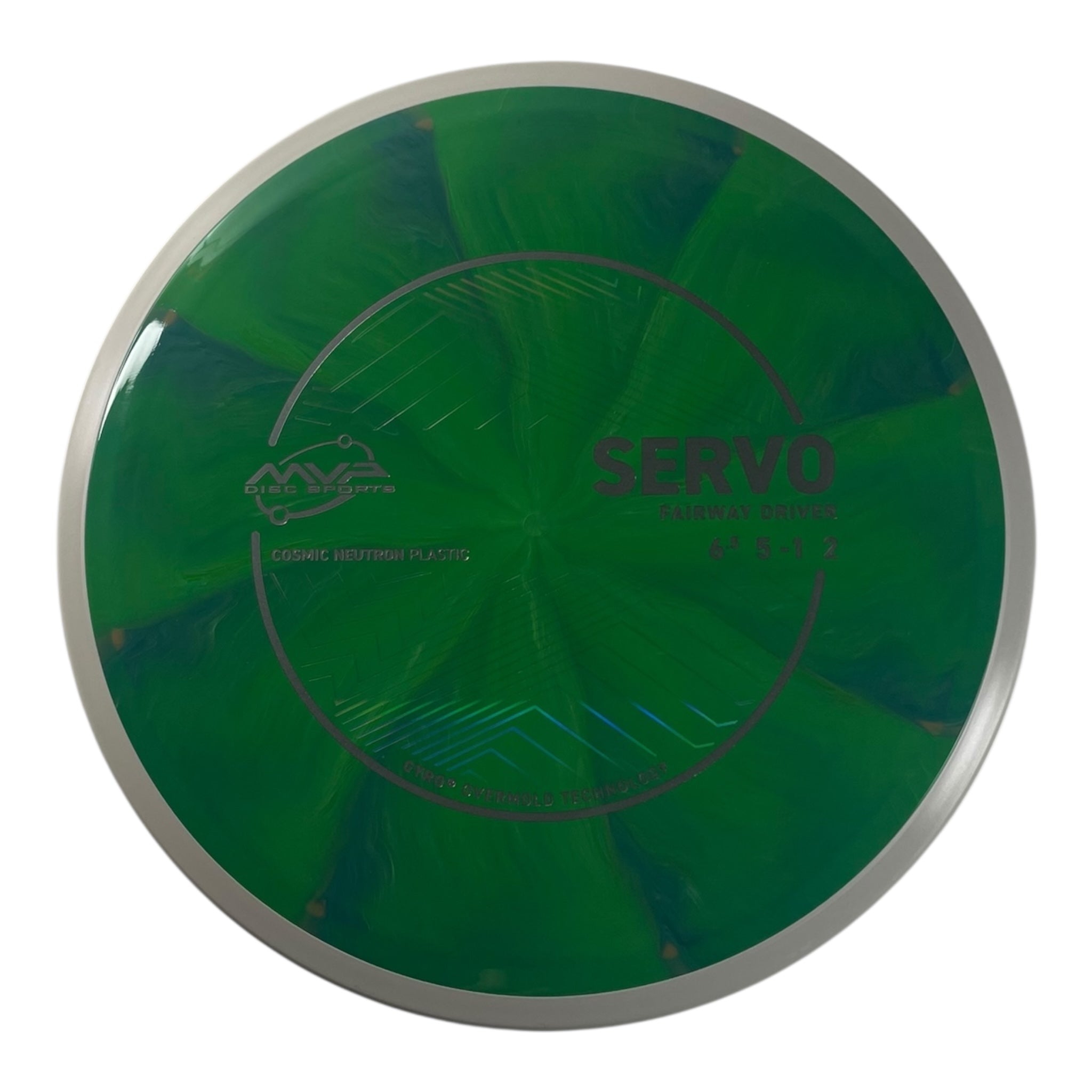 MVP Disc Sports Servo | Cosmic Neutron | Green/White 160-174g (Project Lab Coat) Disc Golf