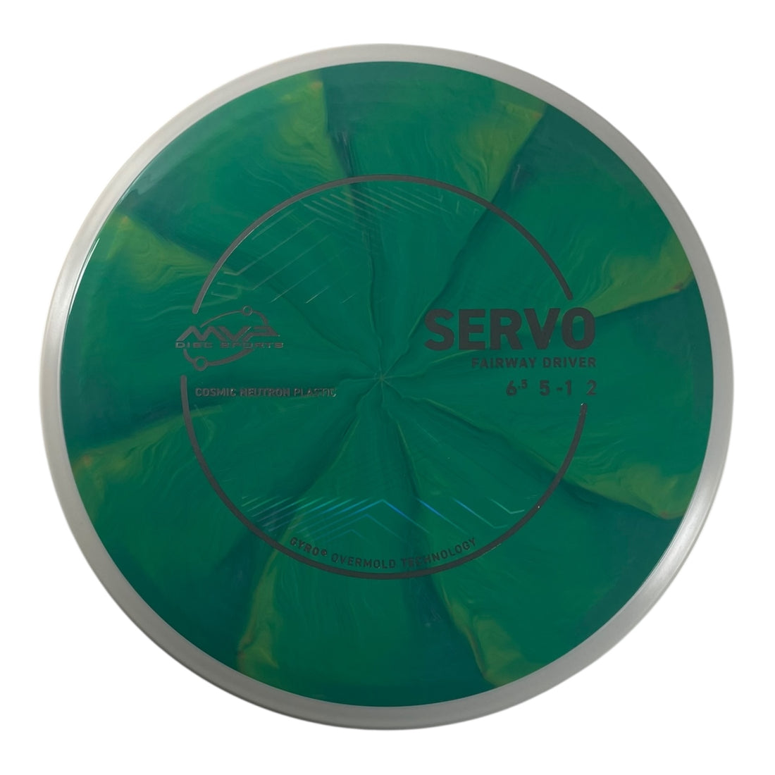 MVP Disc Sports Servo | Cosmic Neutron | Green/White 160-175g (Project Lab Coat) Disc Golf