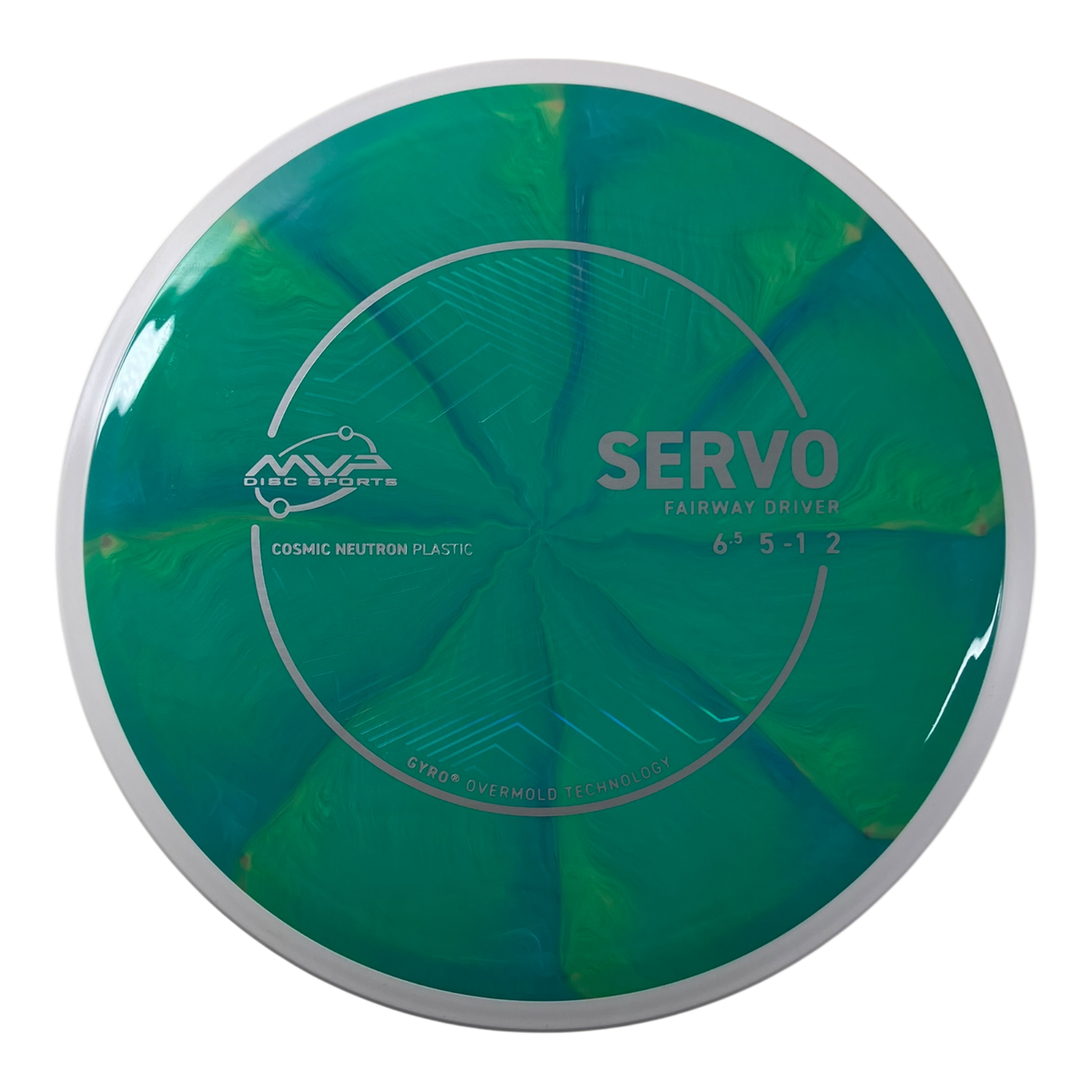 MVP Disc Sports Servo | Cosmic Neutron | Green/White 163g (Project Lab Coat) Disc Golf