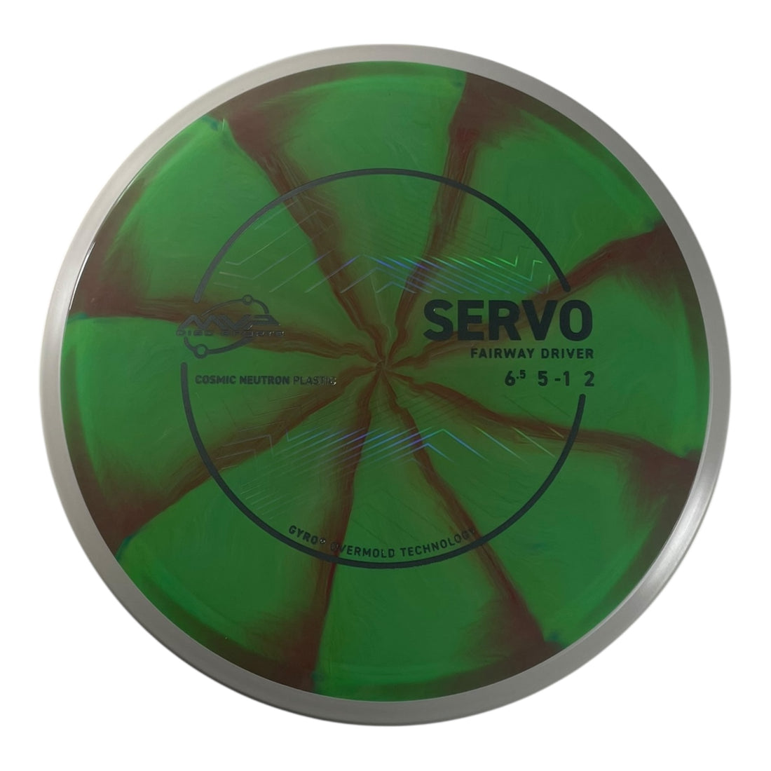 MVP Disc Sports Servo | Cosmic Neutron | Green/White 168g (Project Lab Coat) Disc Golf