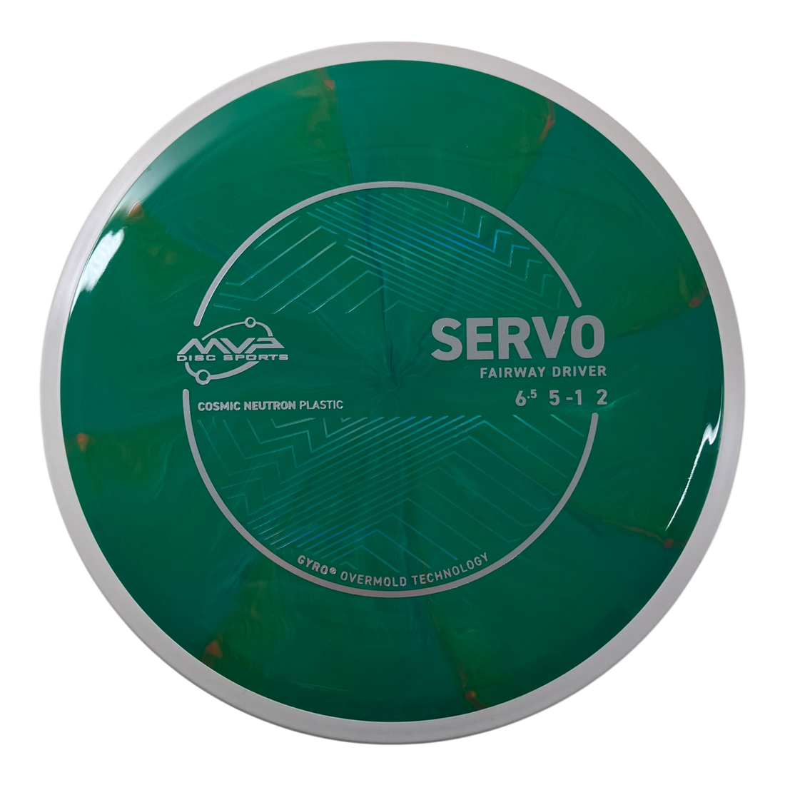 MVP Disc Sports Servo | Cosmic Neutron | Green/White 171g (Project Lab Coat) Disc Golf
