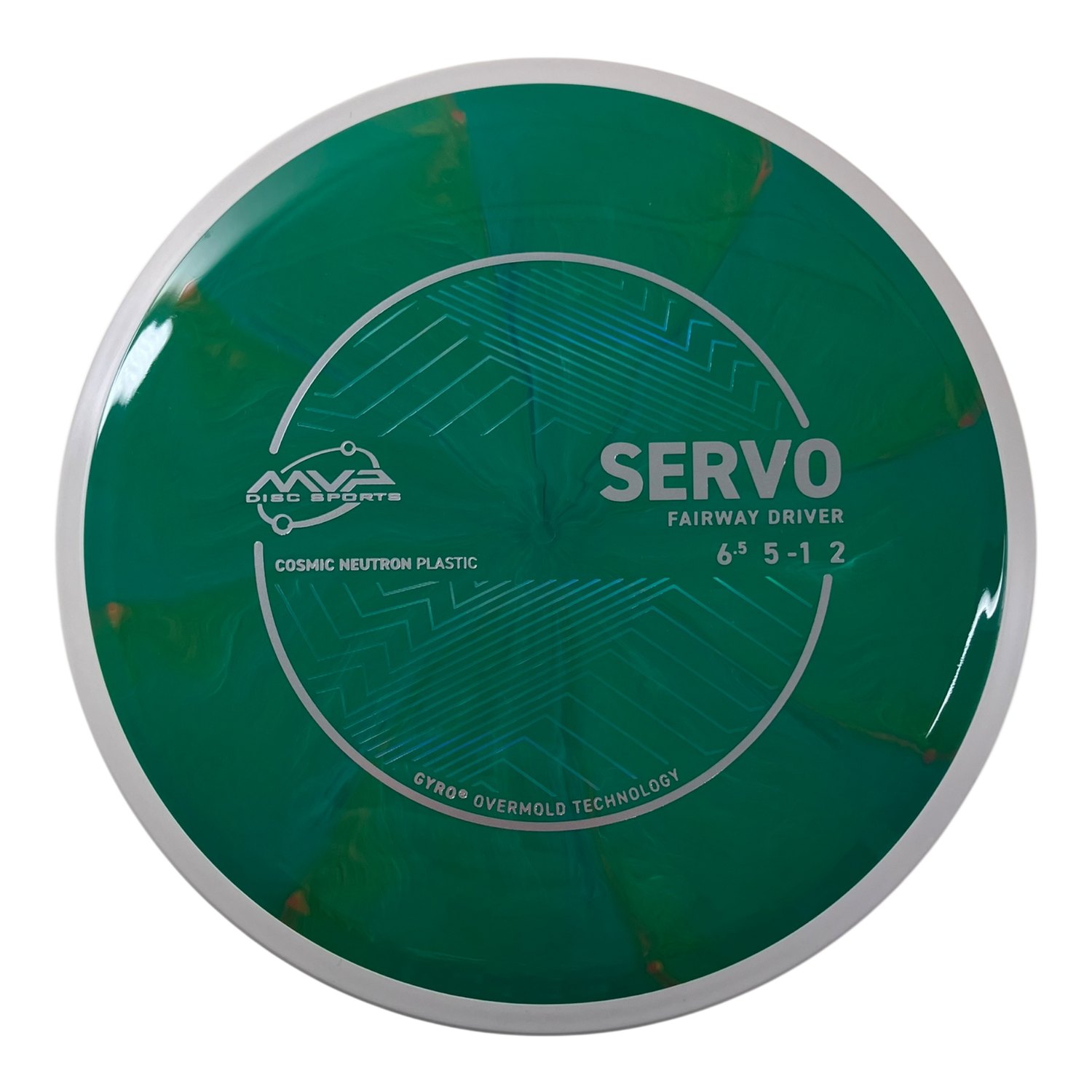 MVP Disc Sports Servo | Cosmic Neutron | Green/White 171g (Project Lab Coat) Disc Golf