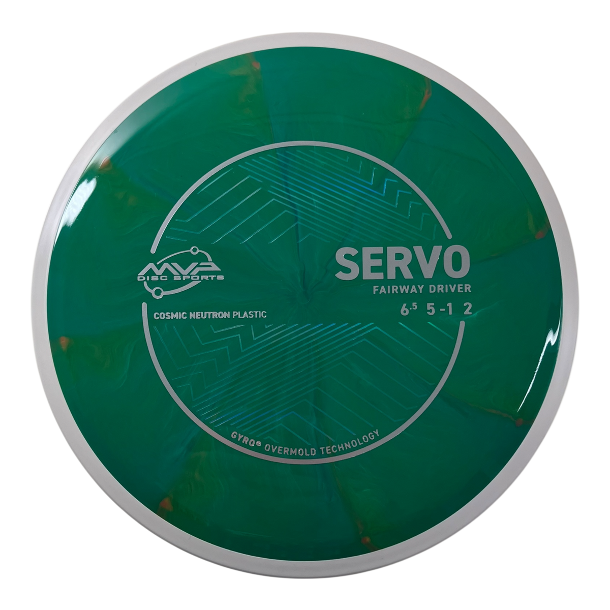 MVP Disc Sports Servo | Cosmic Neutron | Green/White 171g (Project Lab Coat) Disc Golf