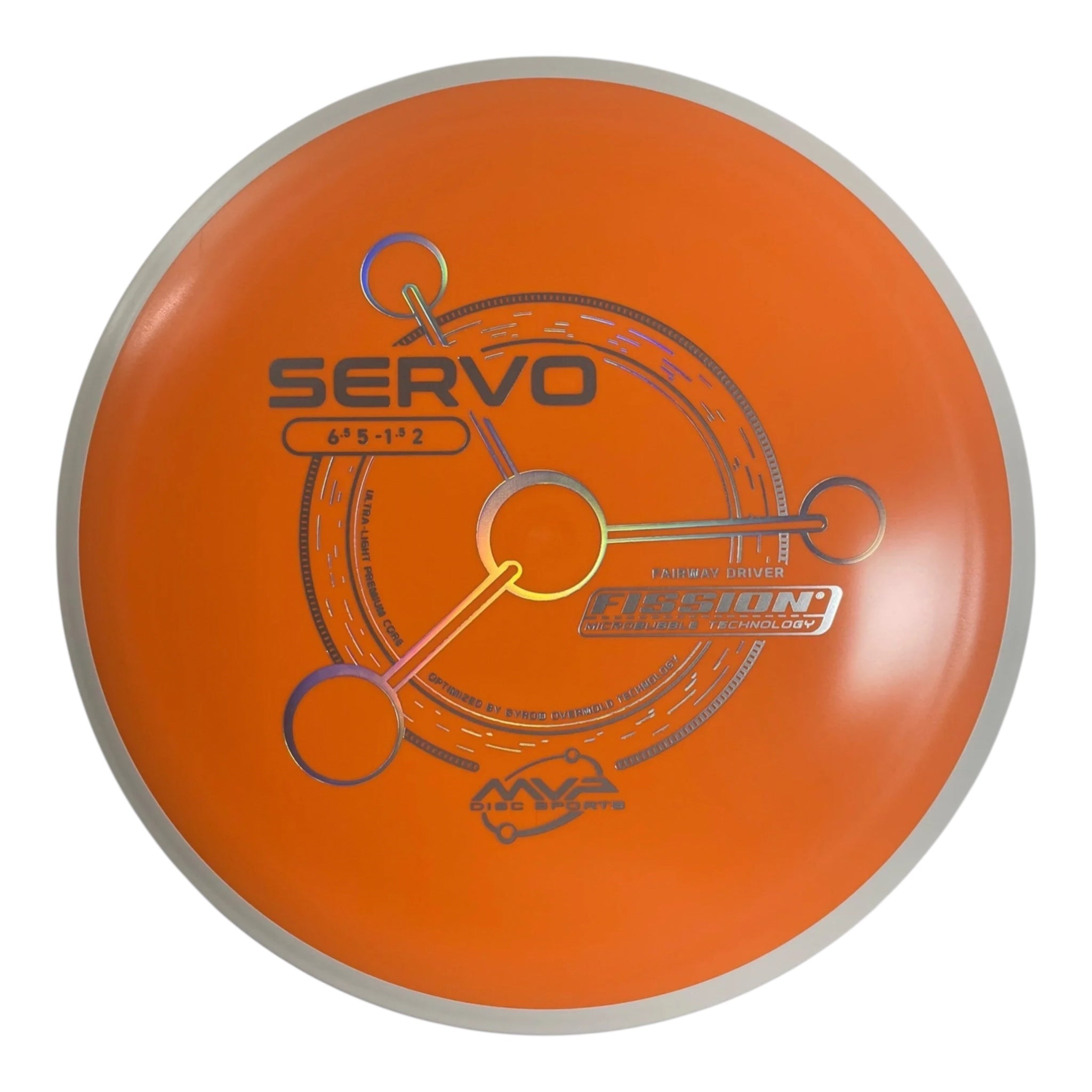 MVP Disc Sports Servo | Fission | Orange/White 145g (Project Lab Coat) Disc Golf