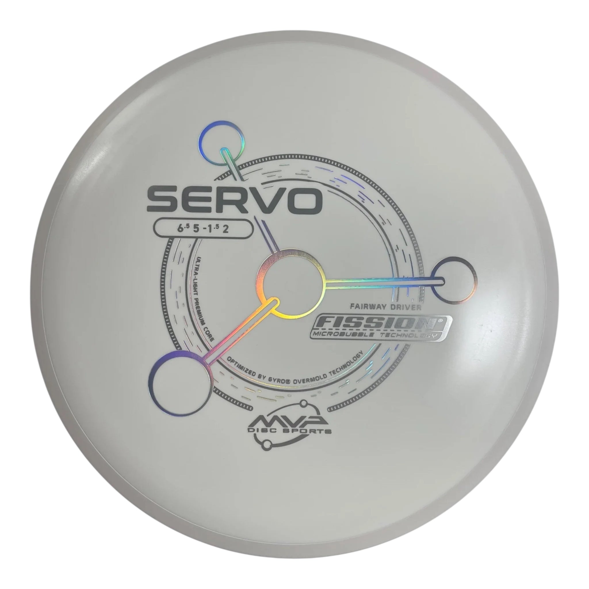 MVP Disc Sports Servo | Fission | White/White 140-163g (Project Lab Coat) Disc Golf