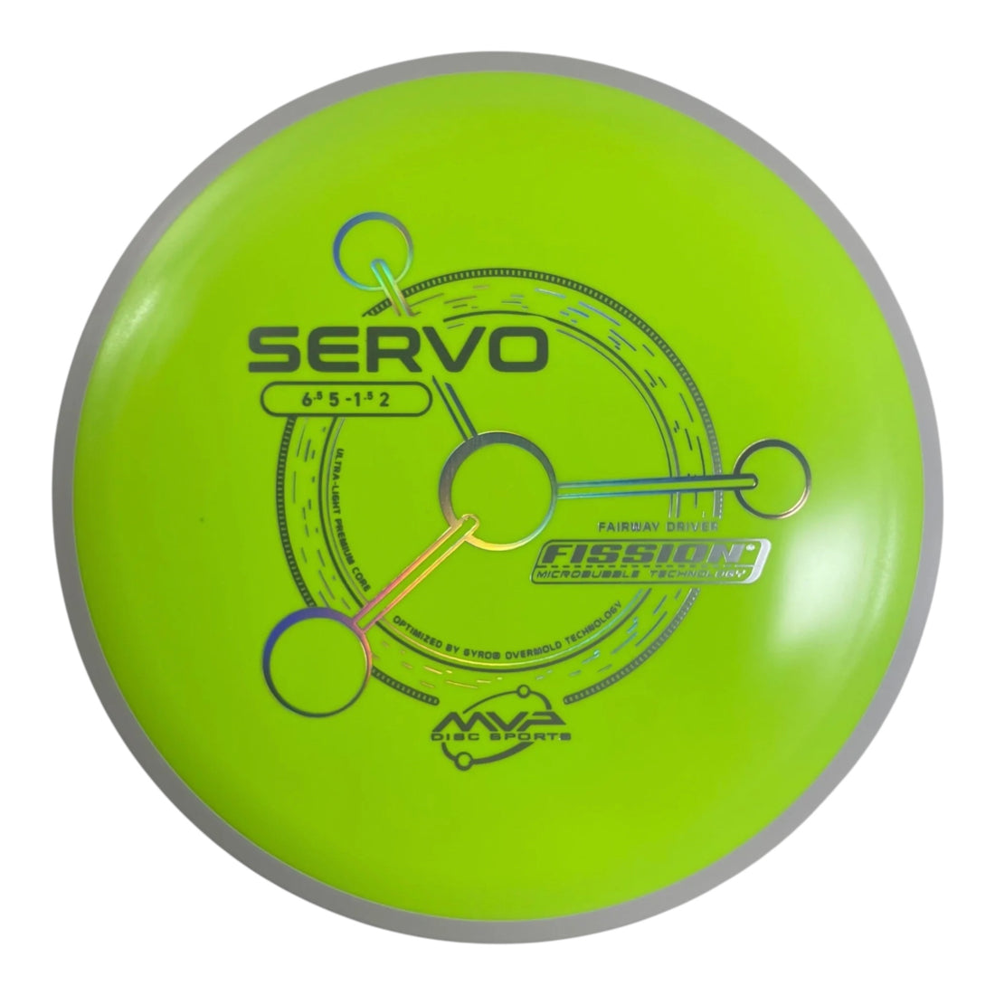 MVP Disc Sports Servo | Fission | Yellow/White 157-162g (Project Lab Coat) Disc Golf