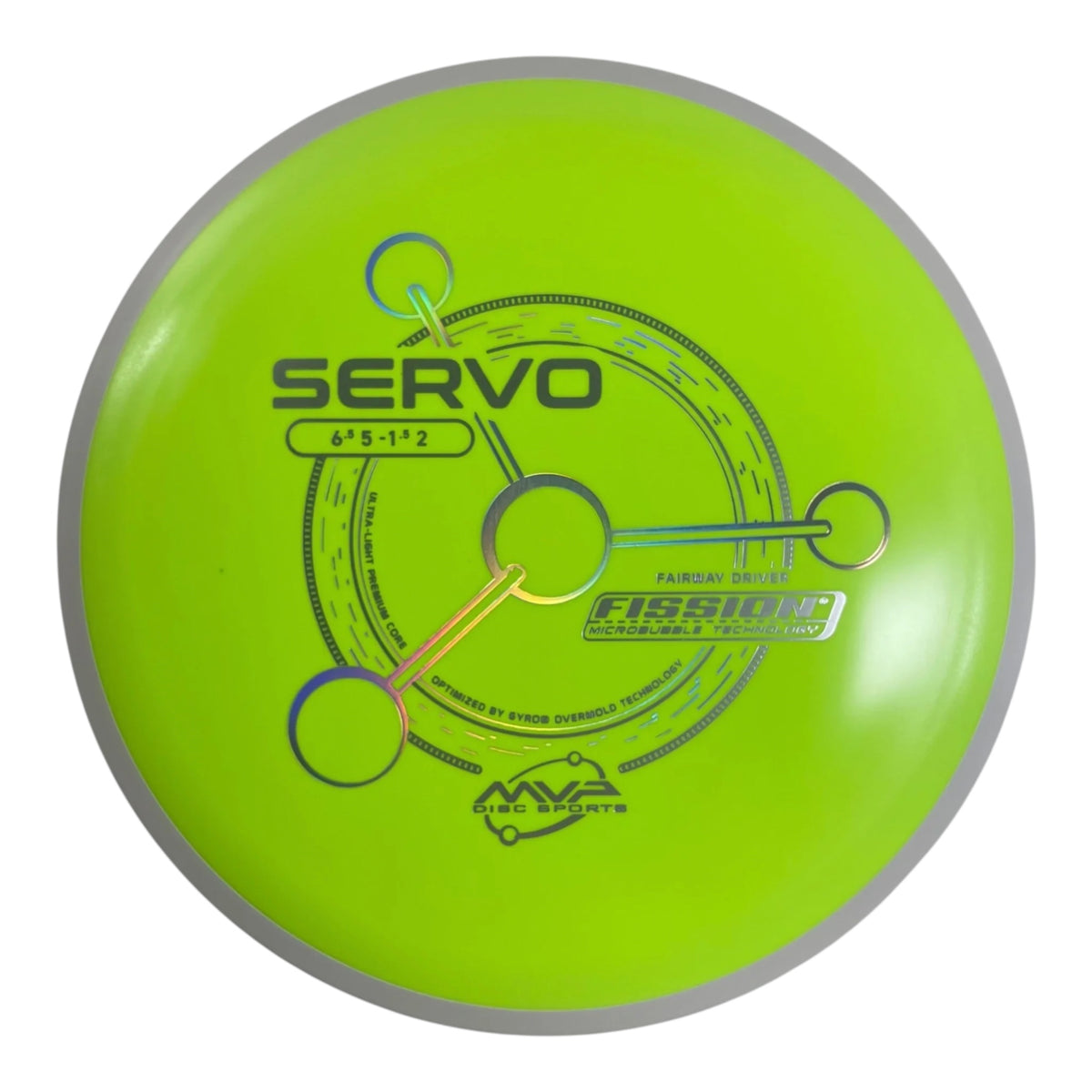 MVP Disc Sports Servo | Fission | Yellow/White 157-162g (Project Lab Coat) Disc Golf