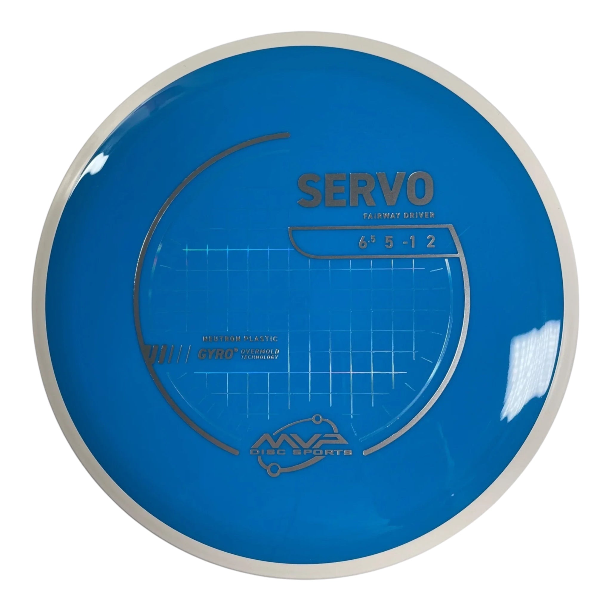 MVP Disc Sports Servo | Neutron | Blue/White 163-172g (Project Lab Coat) Disc Golf