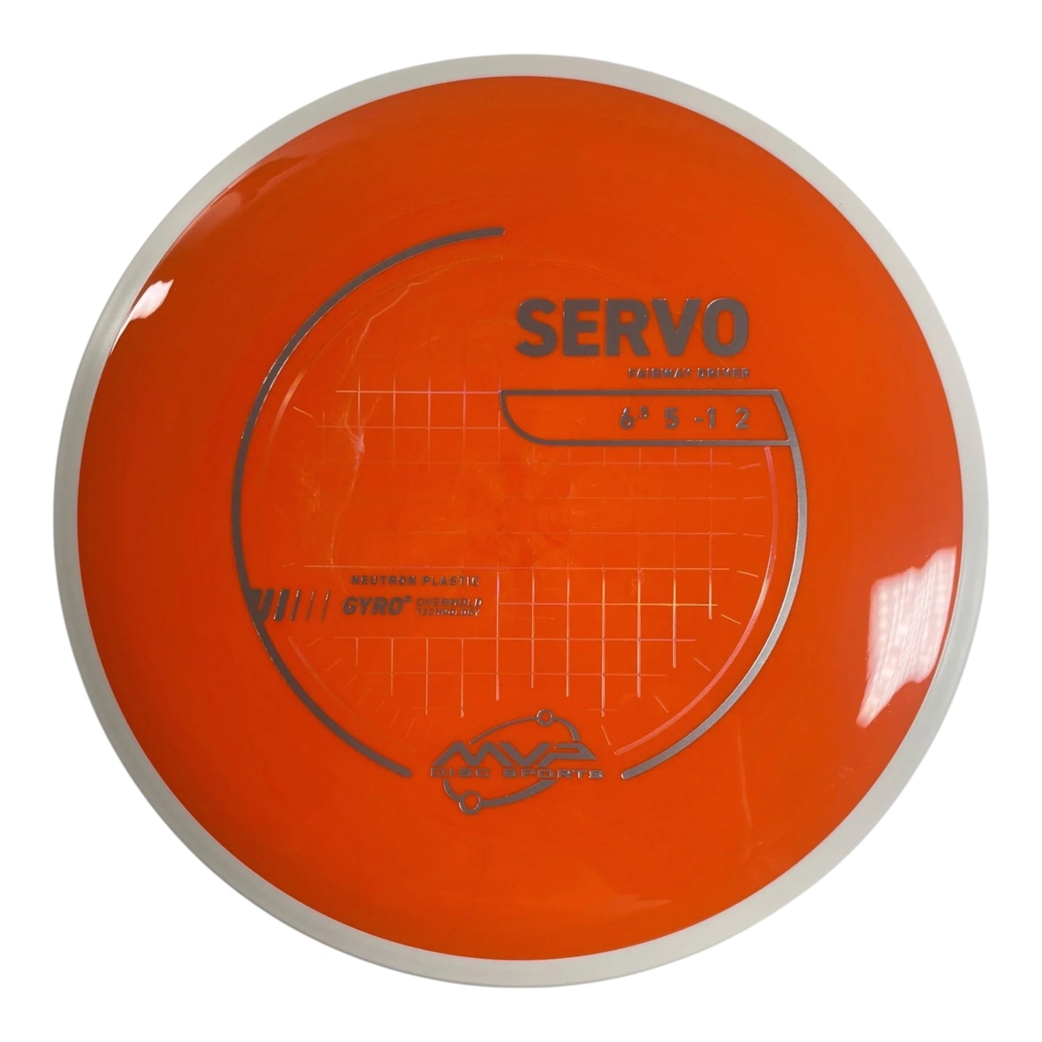 MVP Disc Sports Servo | Neutron | Orange/White 163g (Project Lab Coat) Disc Golf