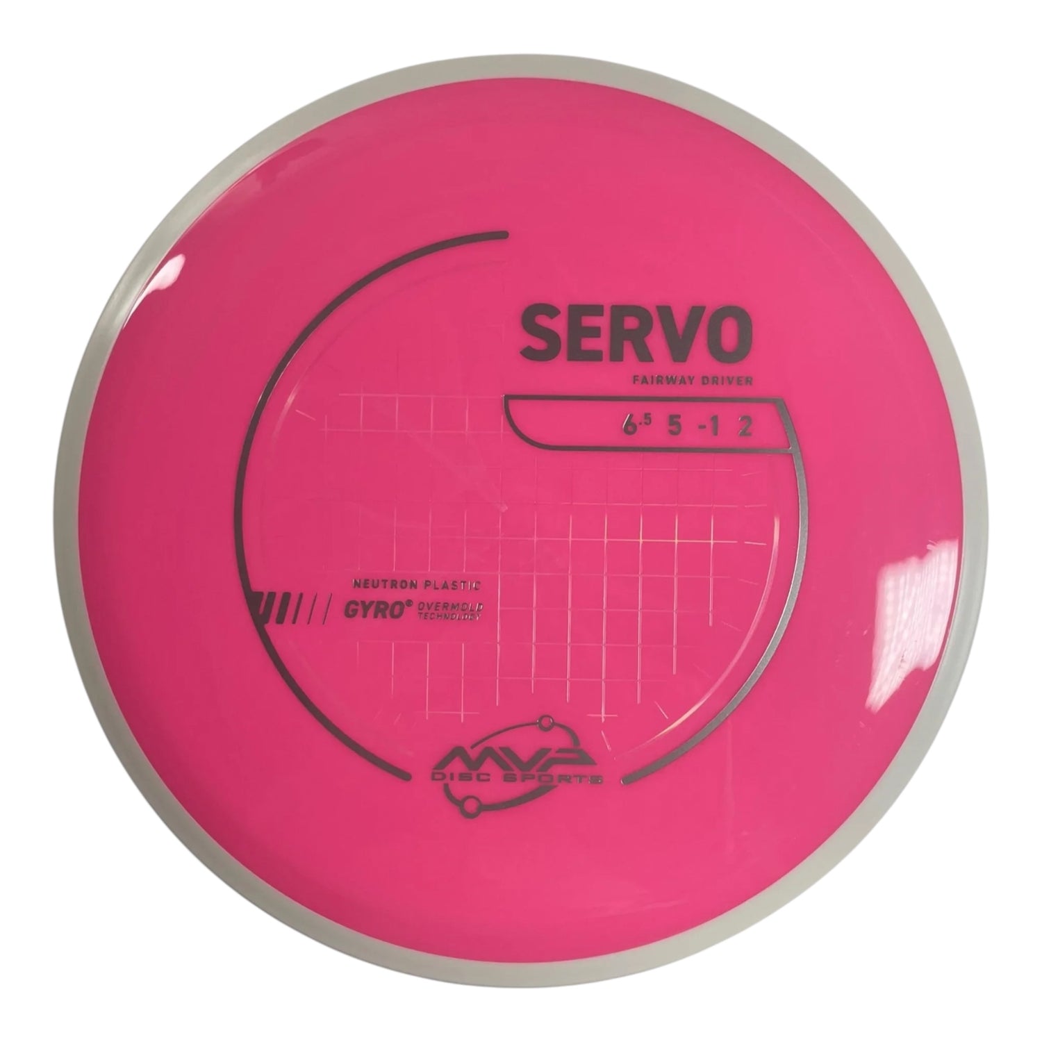 MVP Disc Sports Servo | Neutron | Pink/White 163g (Project Lab Coat) Disc Golf