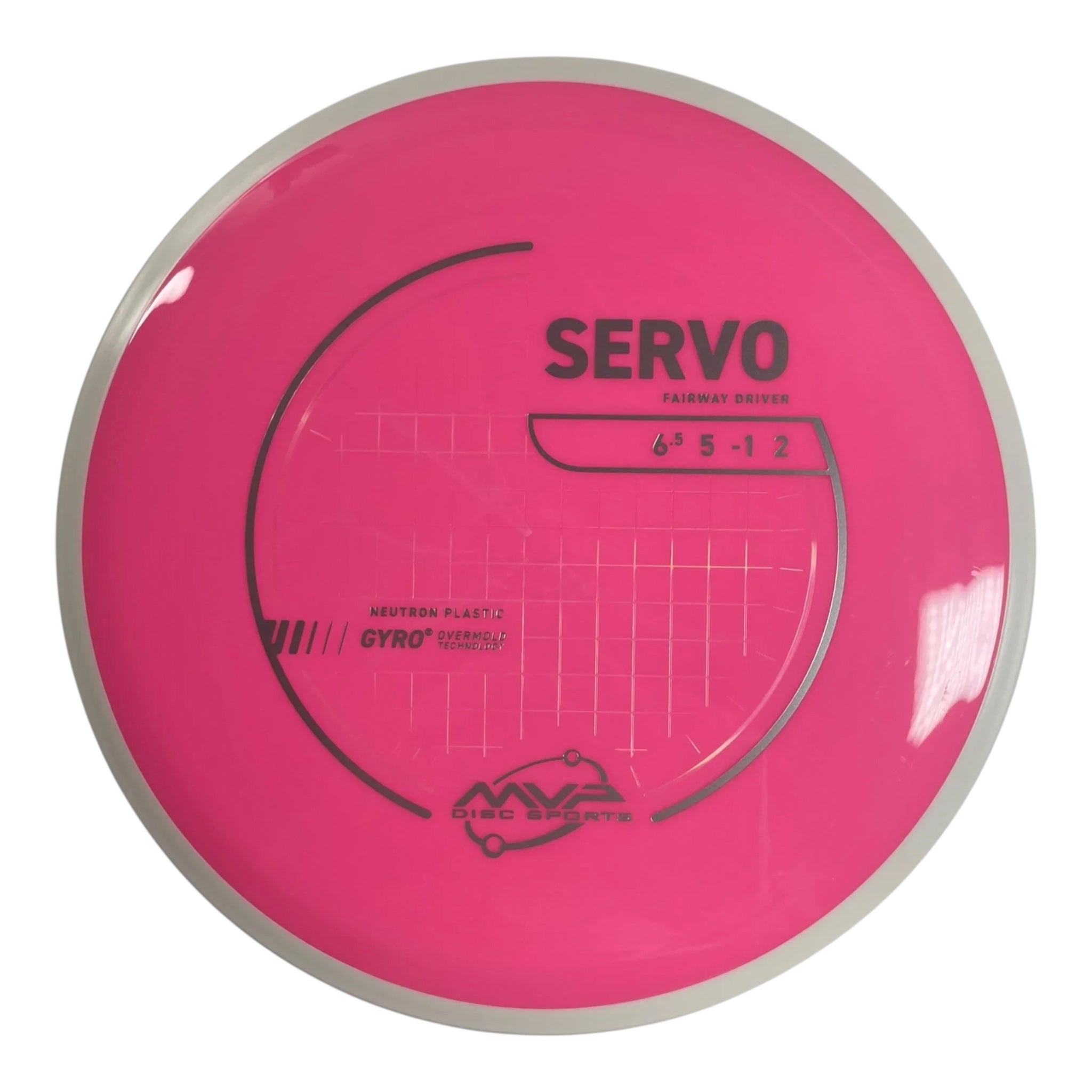 MVP Disc Sports Servo | Neutron | Pink/White 163g (Project Lab Coat) Disc Golf