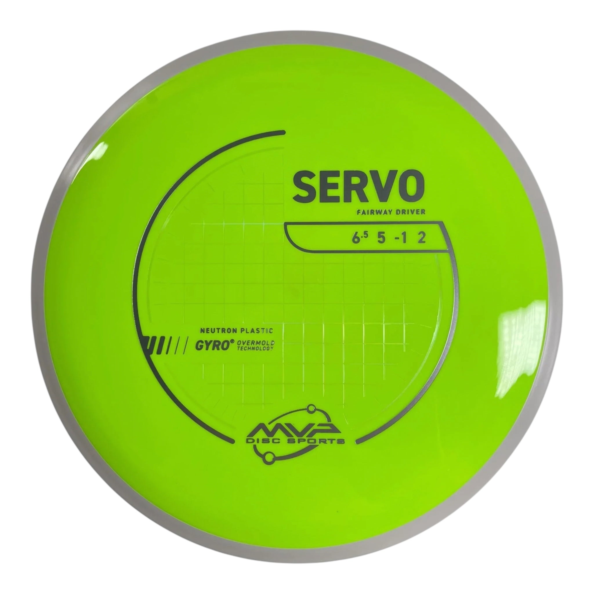 MVP Disc Sports Servo | Neutron | Yellow/White 162-169g (Project Lab Coat) Disc Golf