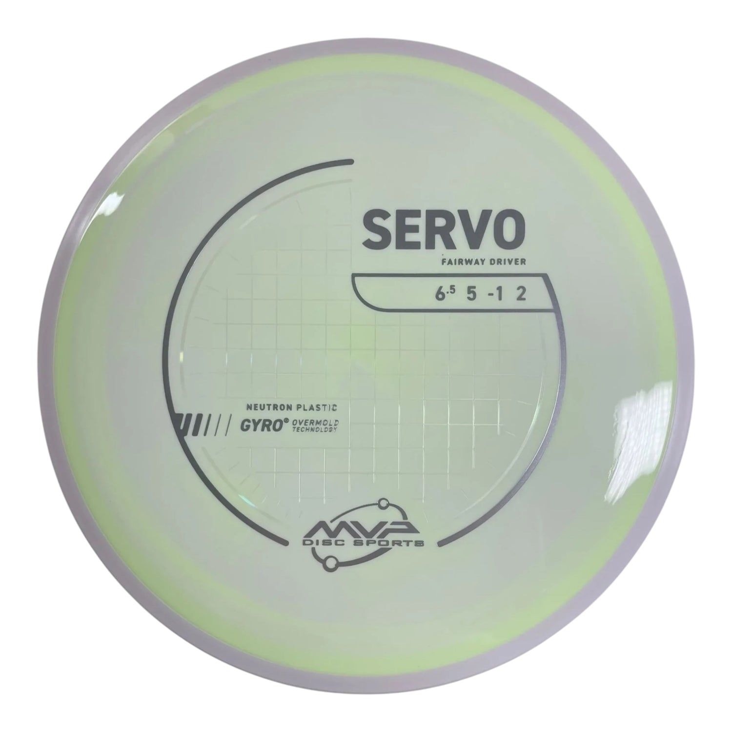 MVP Disc Sports Servo | Neutron | Yellow/White 164g (Project Lab Coat) Disc Golf