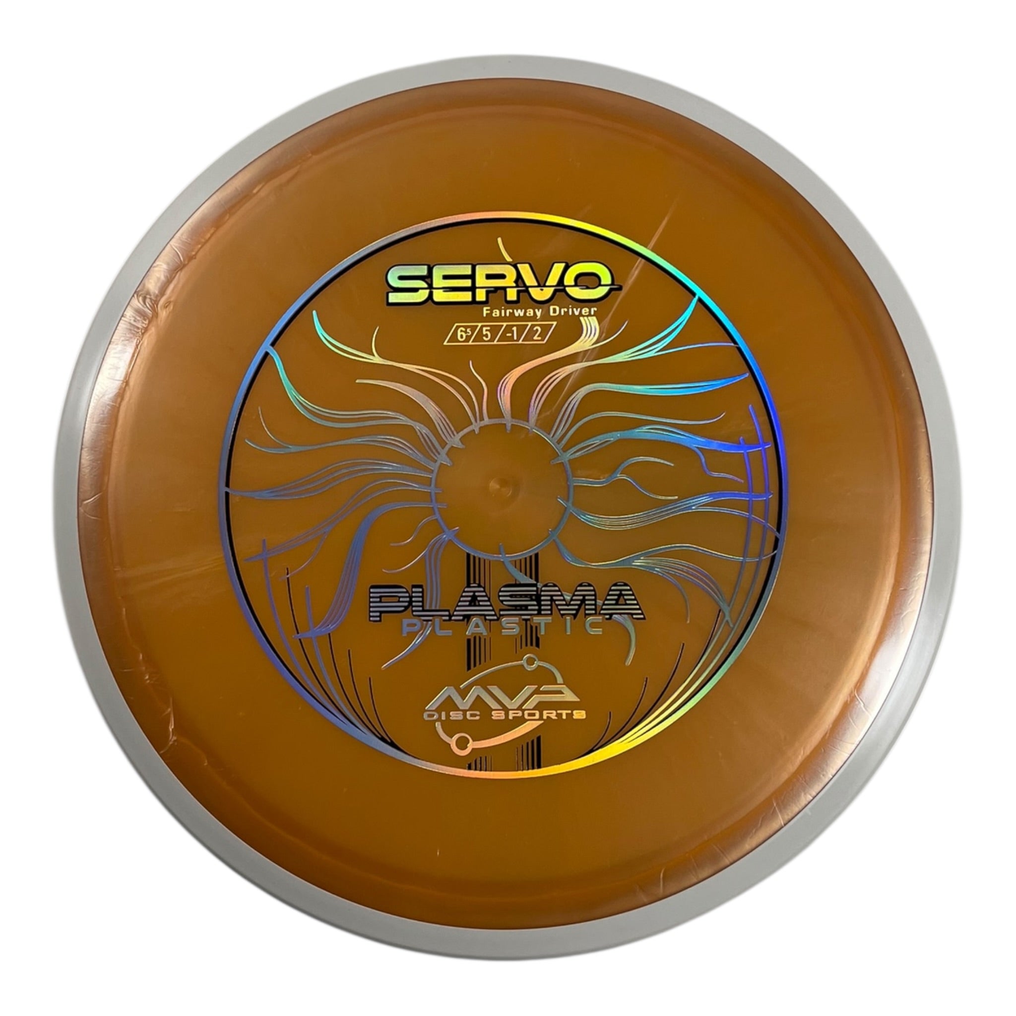 MVP Disc Sports Servo | Plasma | Orange/White 163-166g (Project Lab Coat) Disc Golf