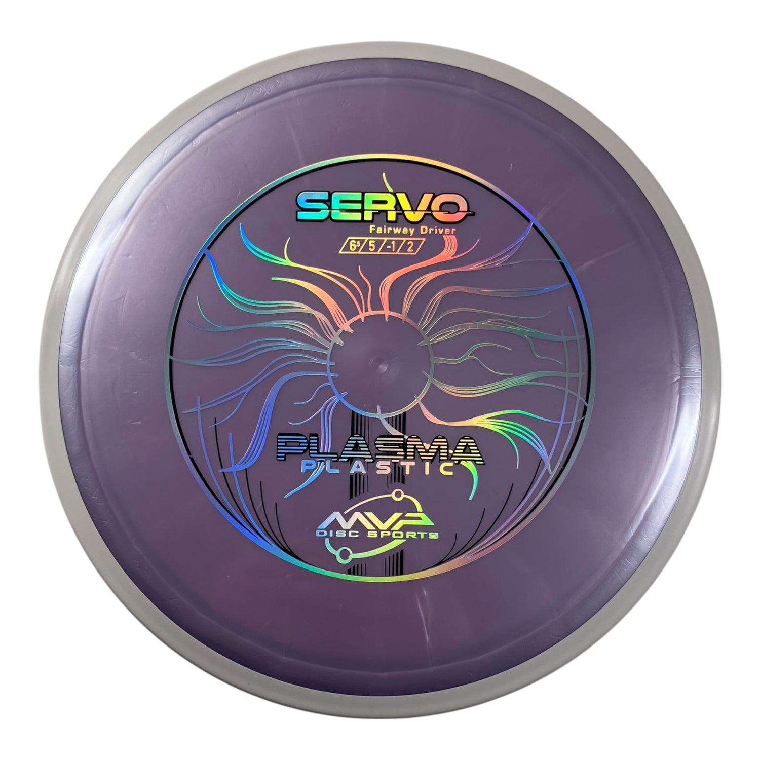 MVP Disc Sports Servo | Plasma | Purple/White 163-174g (Project Lab Coat) Disc Golf