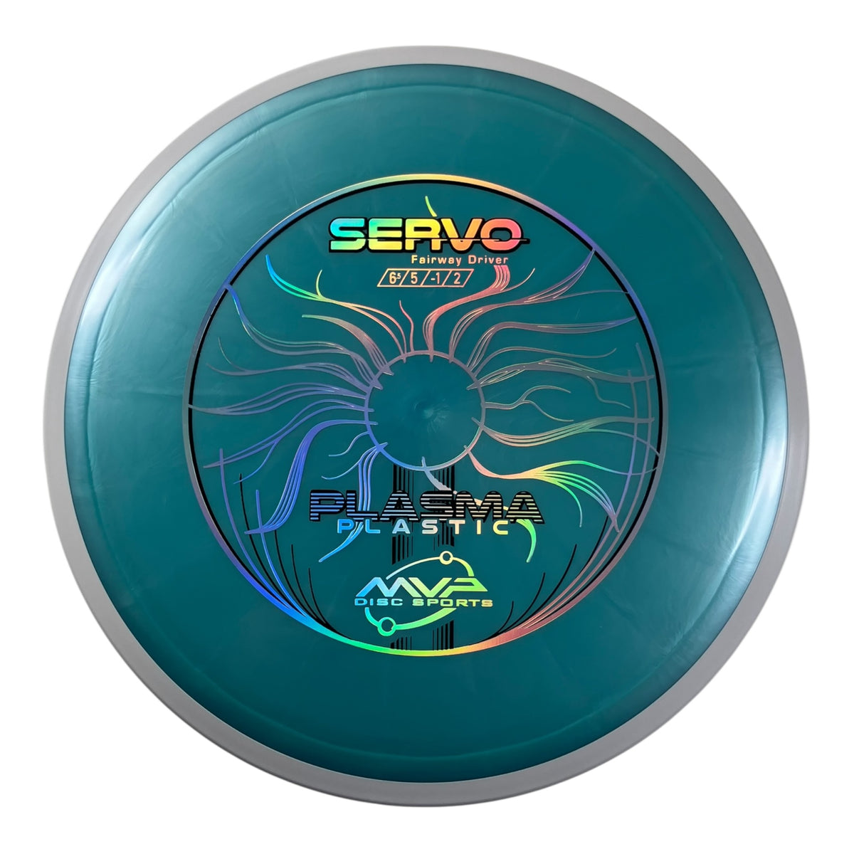 MVP Disc Sports Servo | Plasma | Teal/White 163-175g (Project Lab Coat) Disc Golf