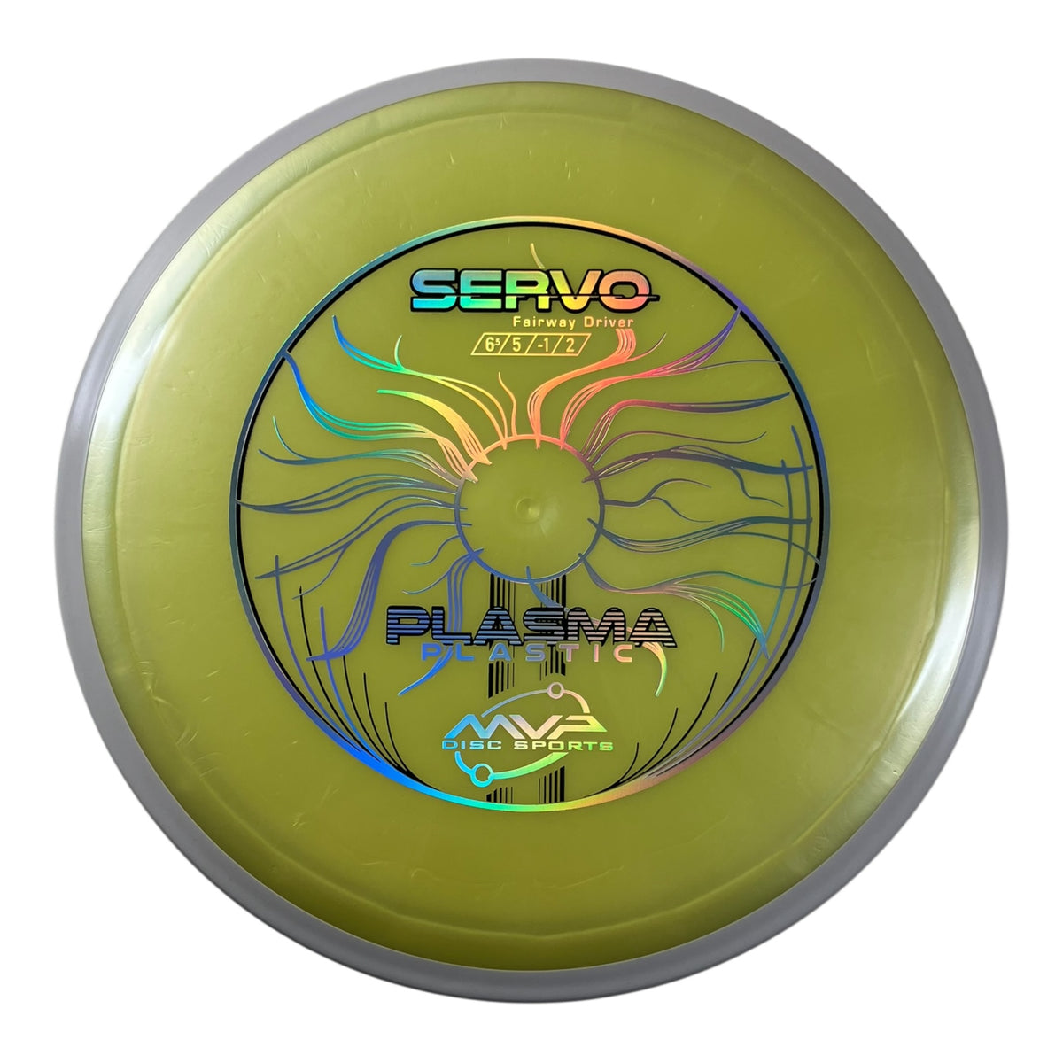 MVP Disc Sports Servo | Plasma | Yellow/White 174g (Project Lab Coat) Disc Golf