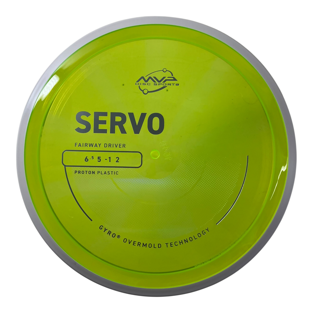 MVP Disc Sports Servo | Proton | Yellow/White 164-174g (Project Lab Coat) Disc Golf