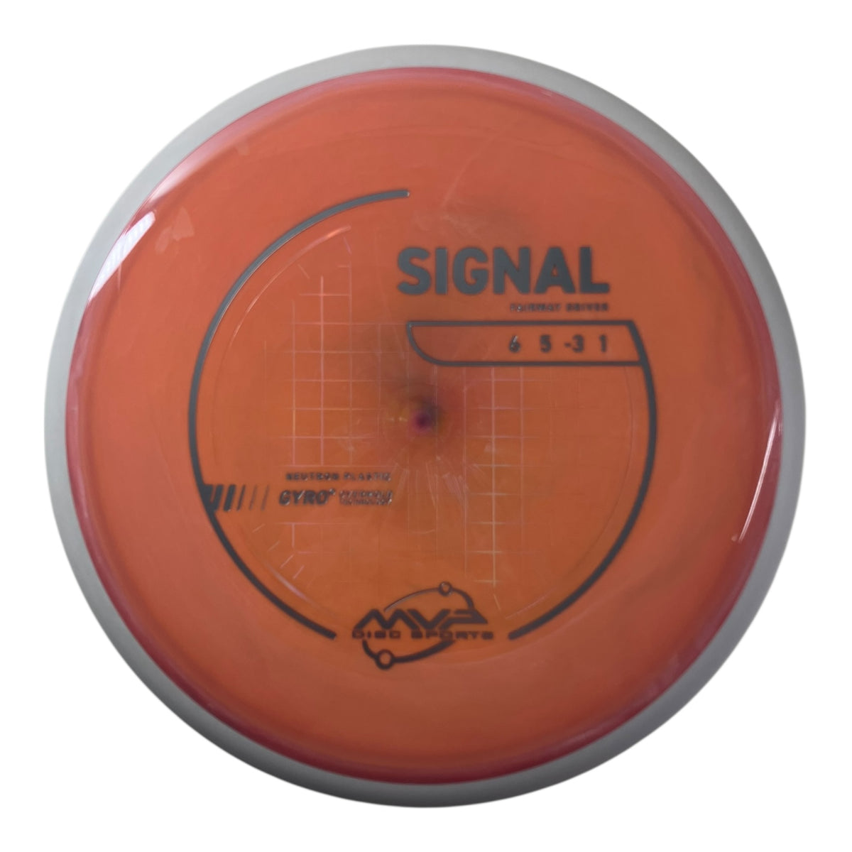 MVP Disc Sports Signal | Neutron | Coral/White 172g (Project Lab Coat) Disc Golf