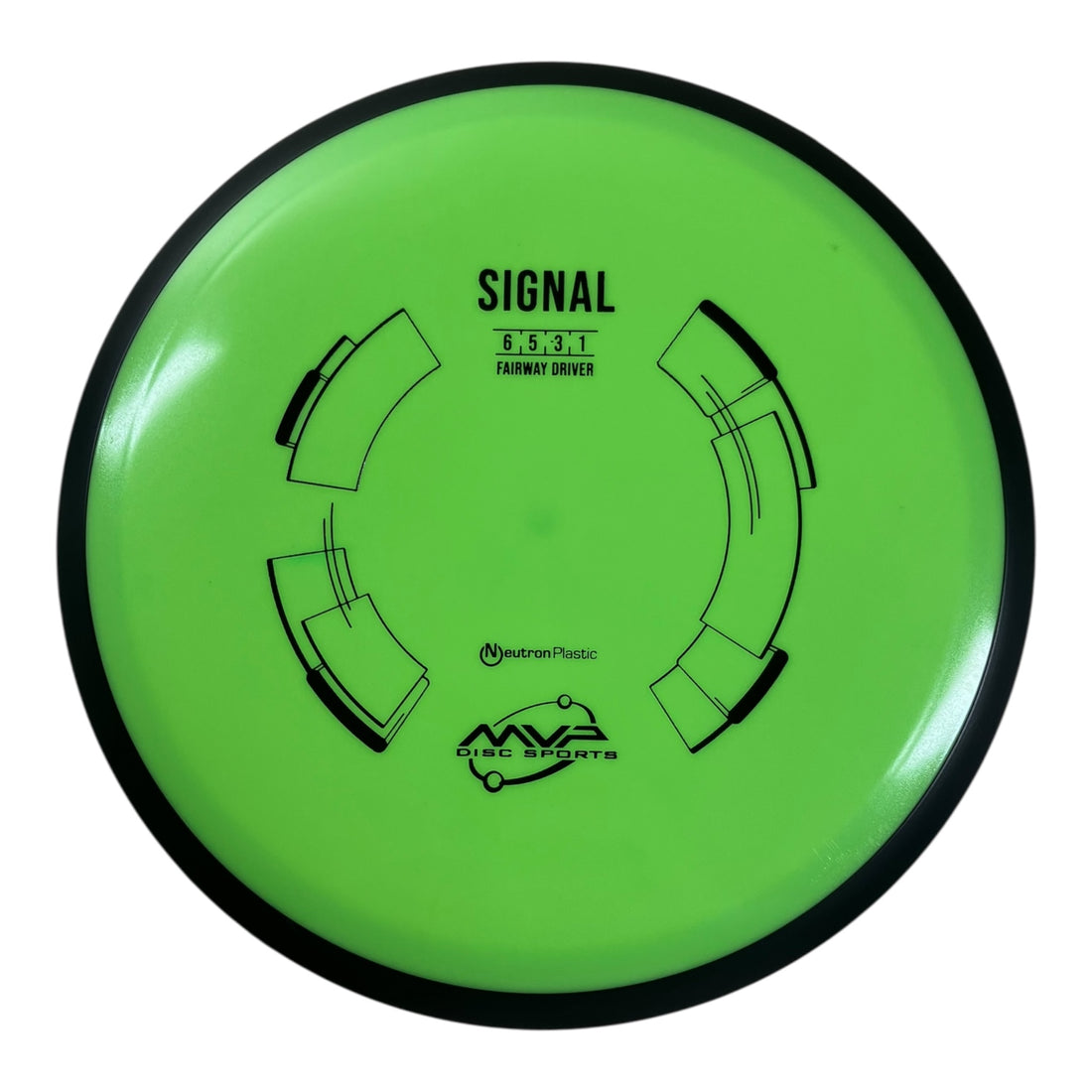 MVP Disc Sports Signal | Neutron | Green/Black 156g Disc Golf