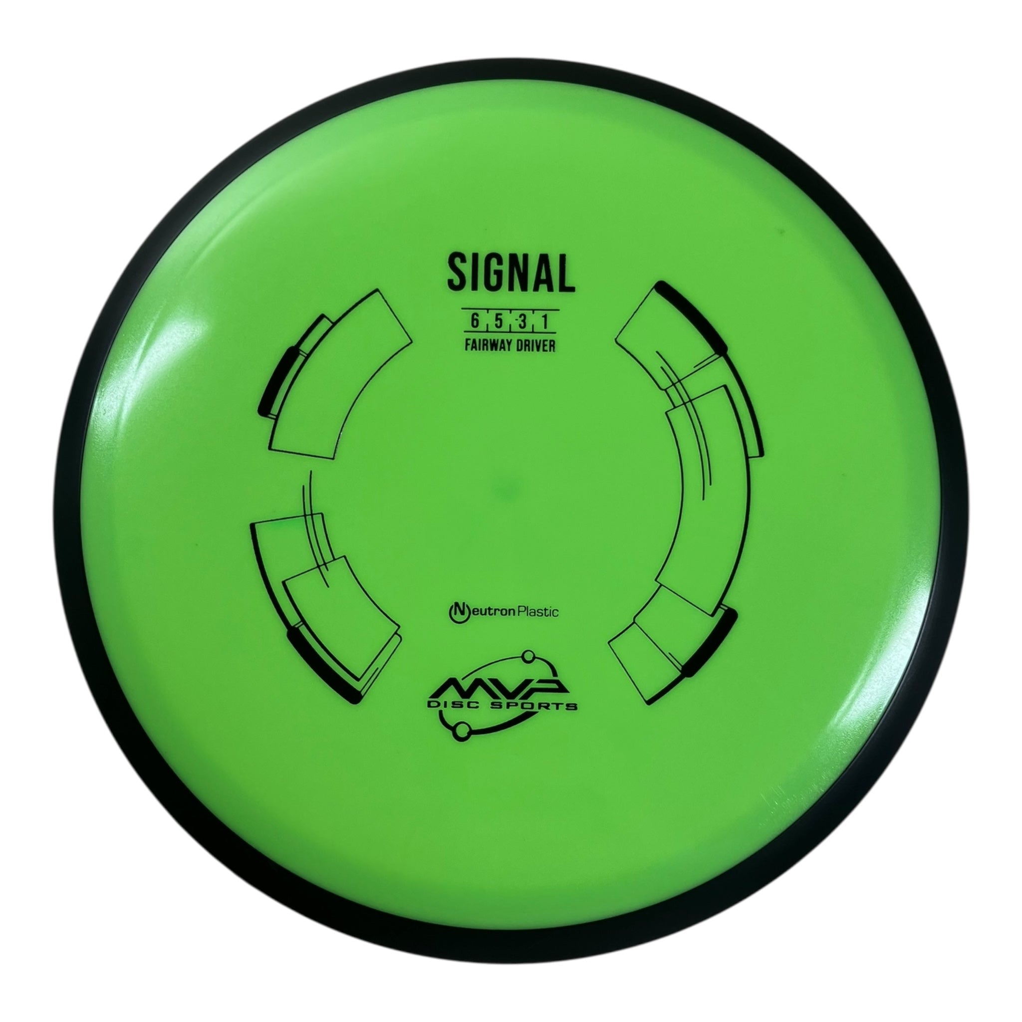 MVP Disc Sports Signal | Neutron | Green/Black 156g Disc Golf