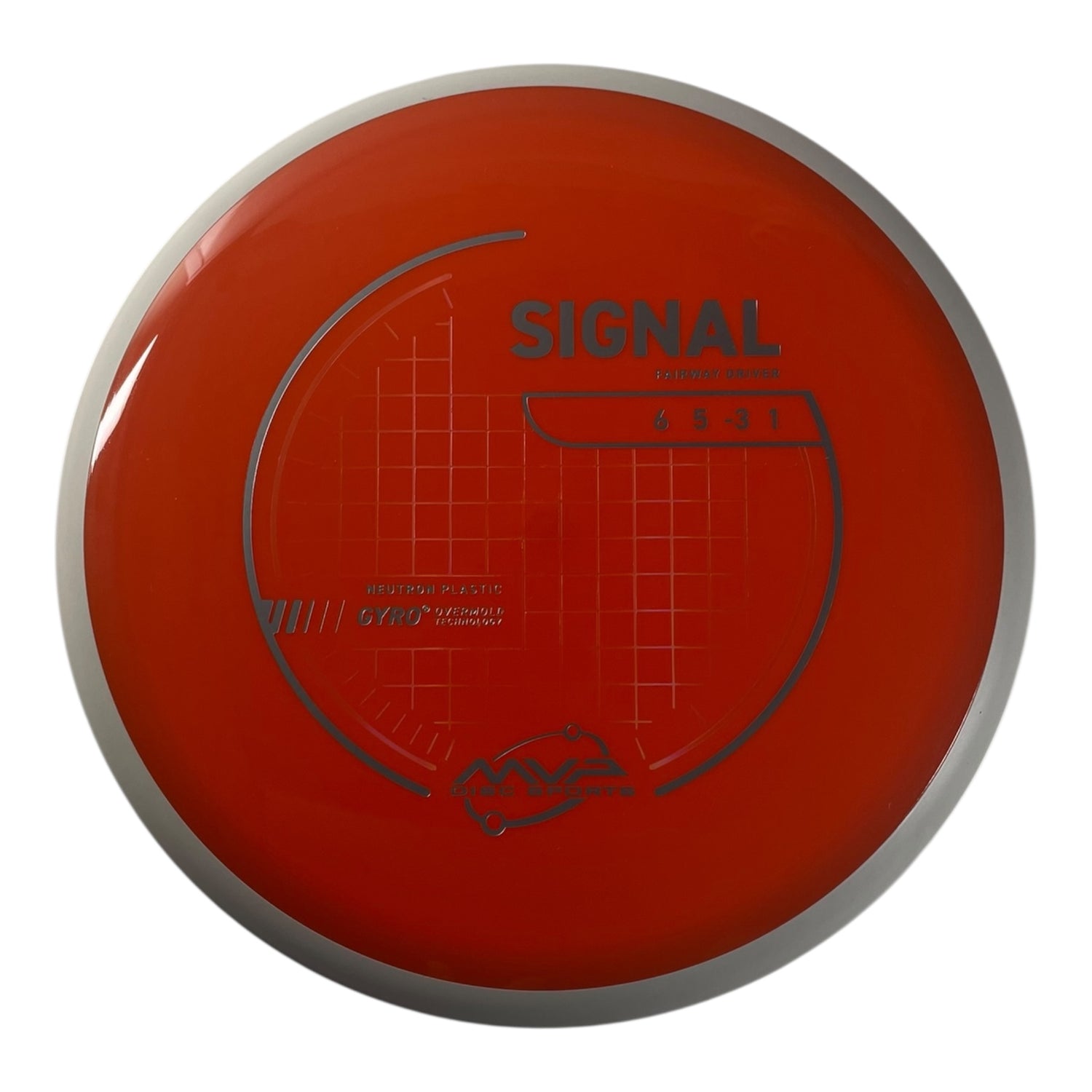 MVP Disc Sports Signal | Neutron | Orange/White 169g (Project Lab Coat) Disc Golf