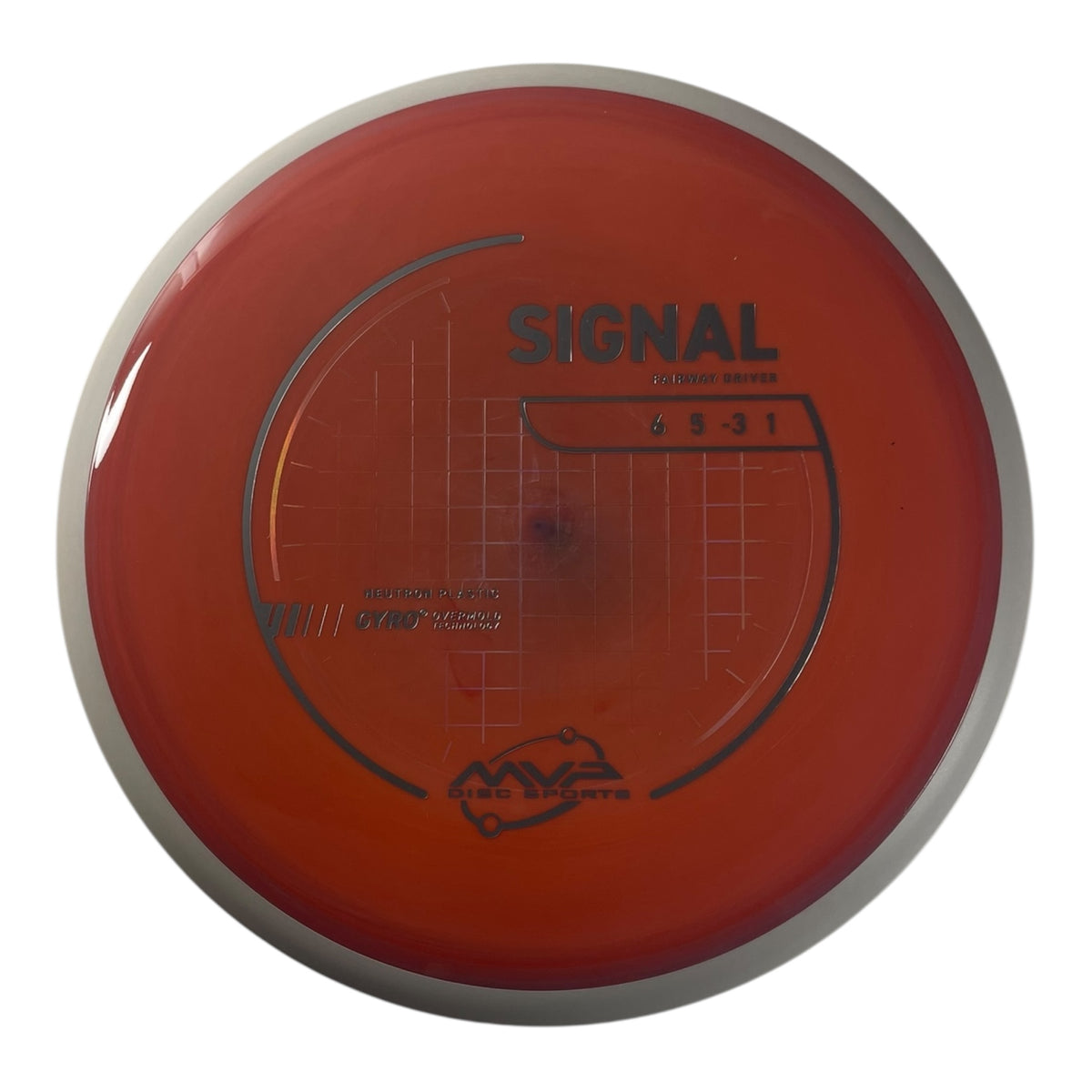 MVP Disc Sports Signal | Neutron | Pink/White 174g (Project Lab Coat) Disc Golf
