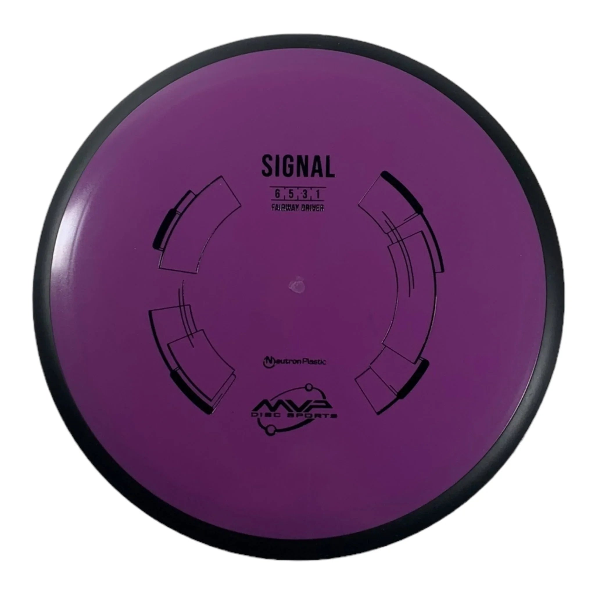 MVP Disc Sports Signal | Neutron | Purple/Black 163g Disc Golf