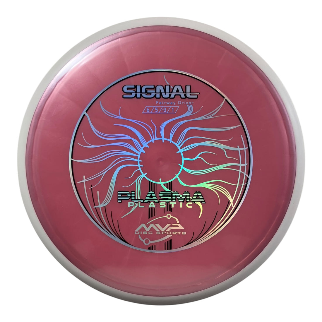 MVP Disc Sports Signal | Plasma | Pink/White 169g (Project Lab Coat) Disc Golf