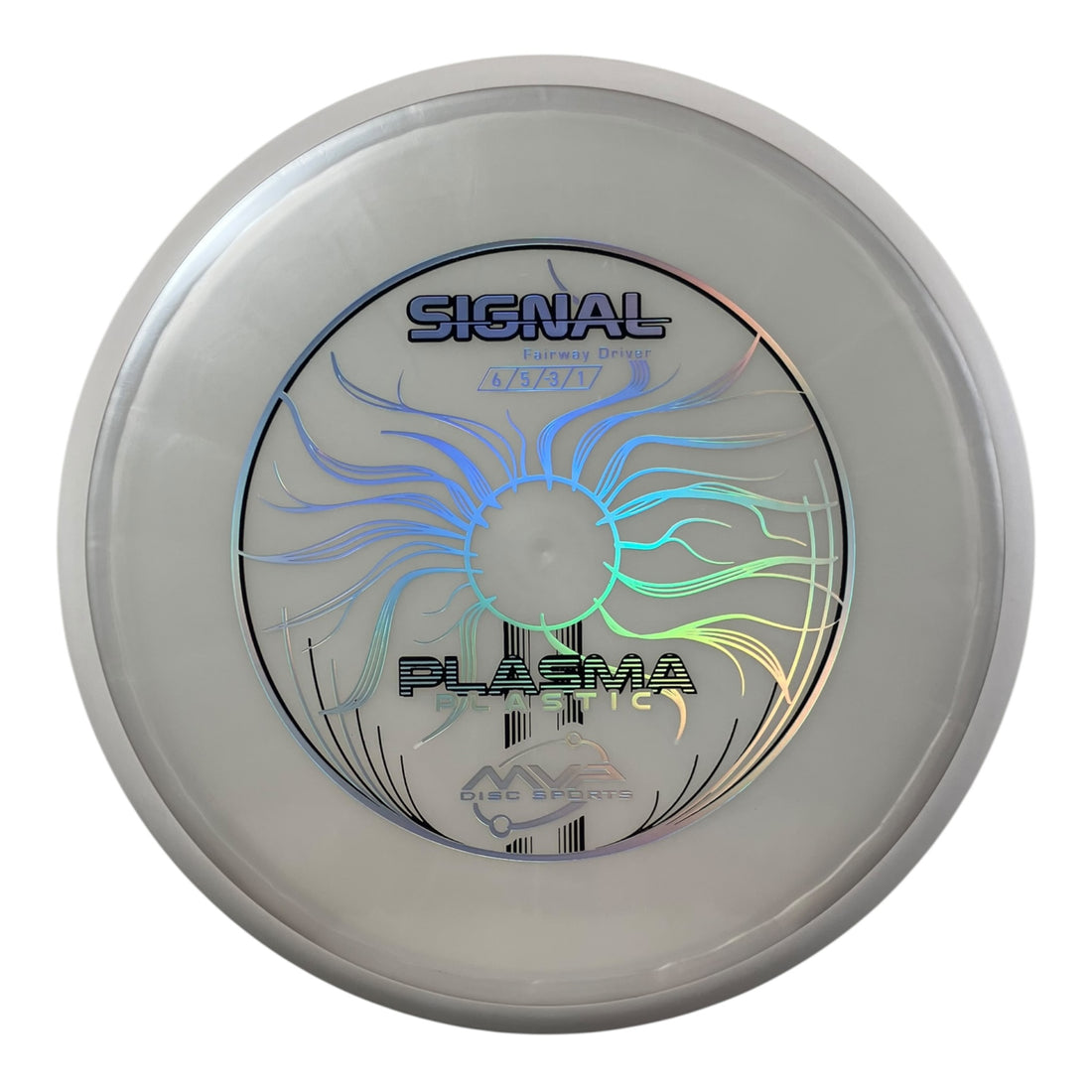 MVP Disc Sports Signal | Plasma | White/White 167g (Project Lab Coat) Disc Golf