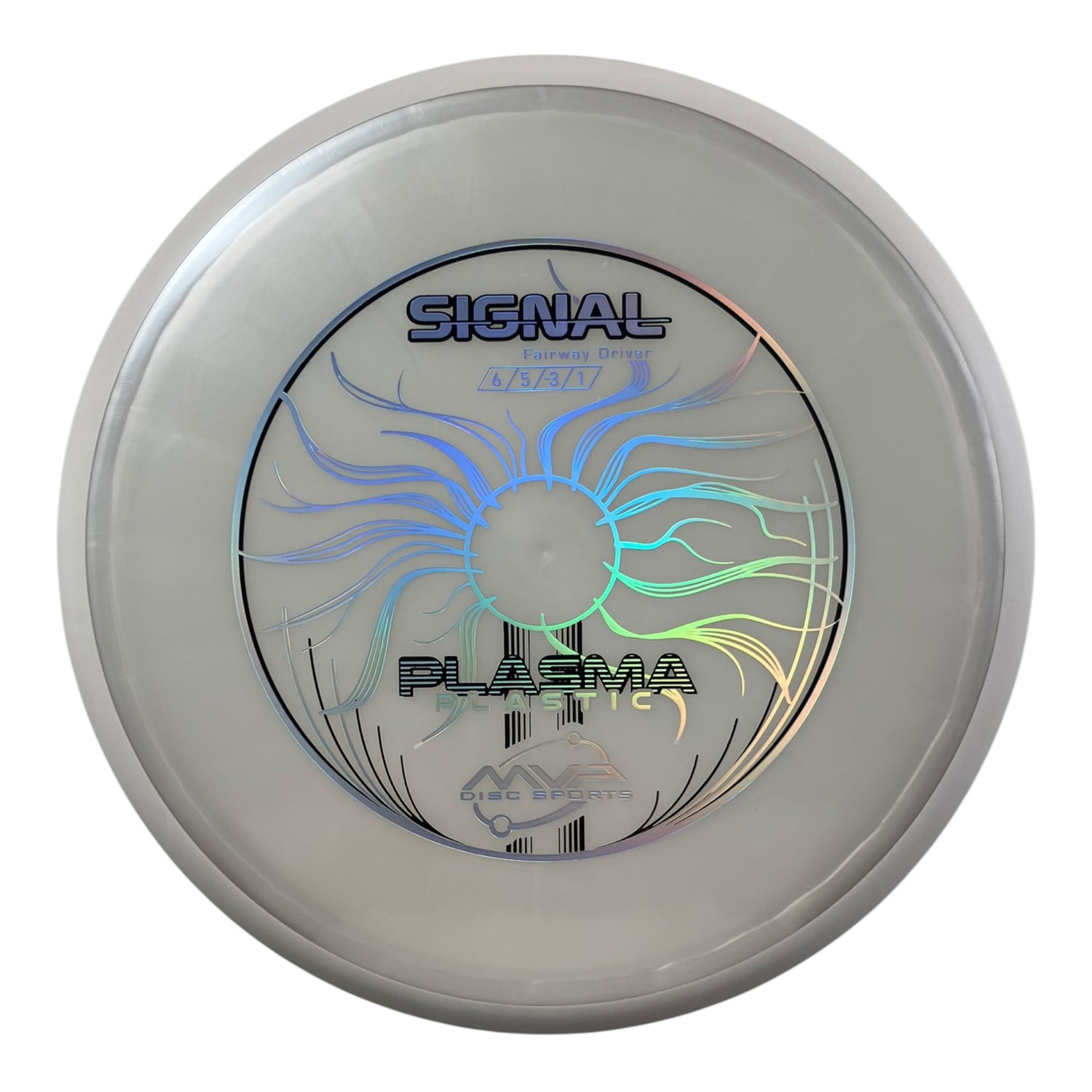 MVP Disc Sports Signal | Plasma | White/White 167g (Project Lab Coat) Disc Golf