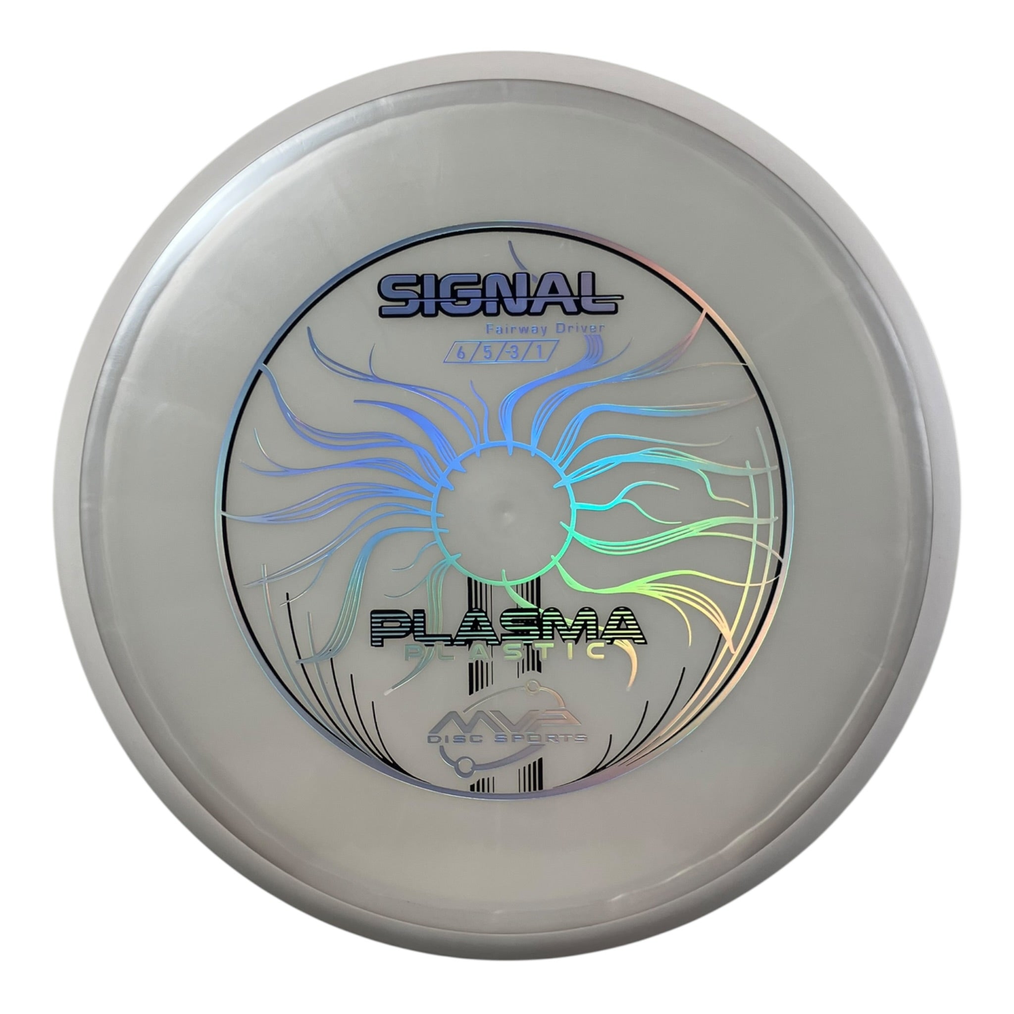 MVP Disc Sports Signal | Plasma | White/White 167g (Project Lab Coat) Disc Golf