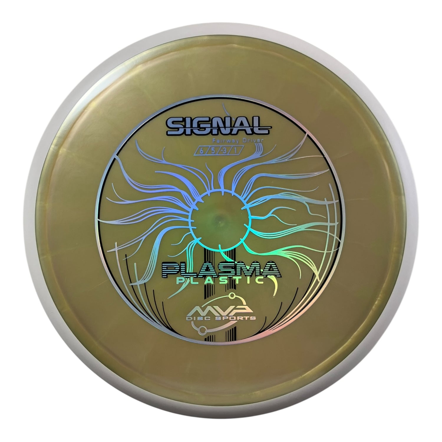 MVP Disc Sports Signal | Plasma | Yellow/White 174g (Project Lab Coat) Disc Golf