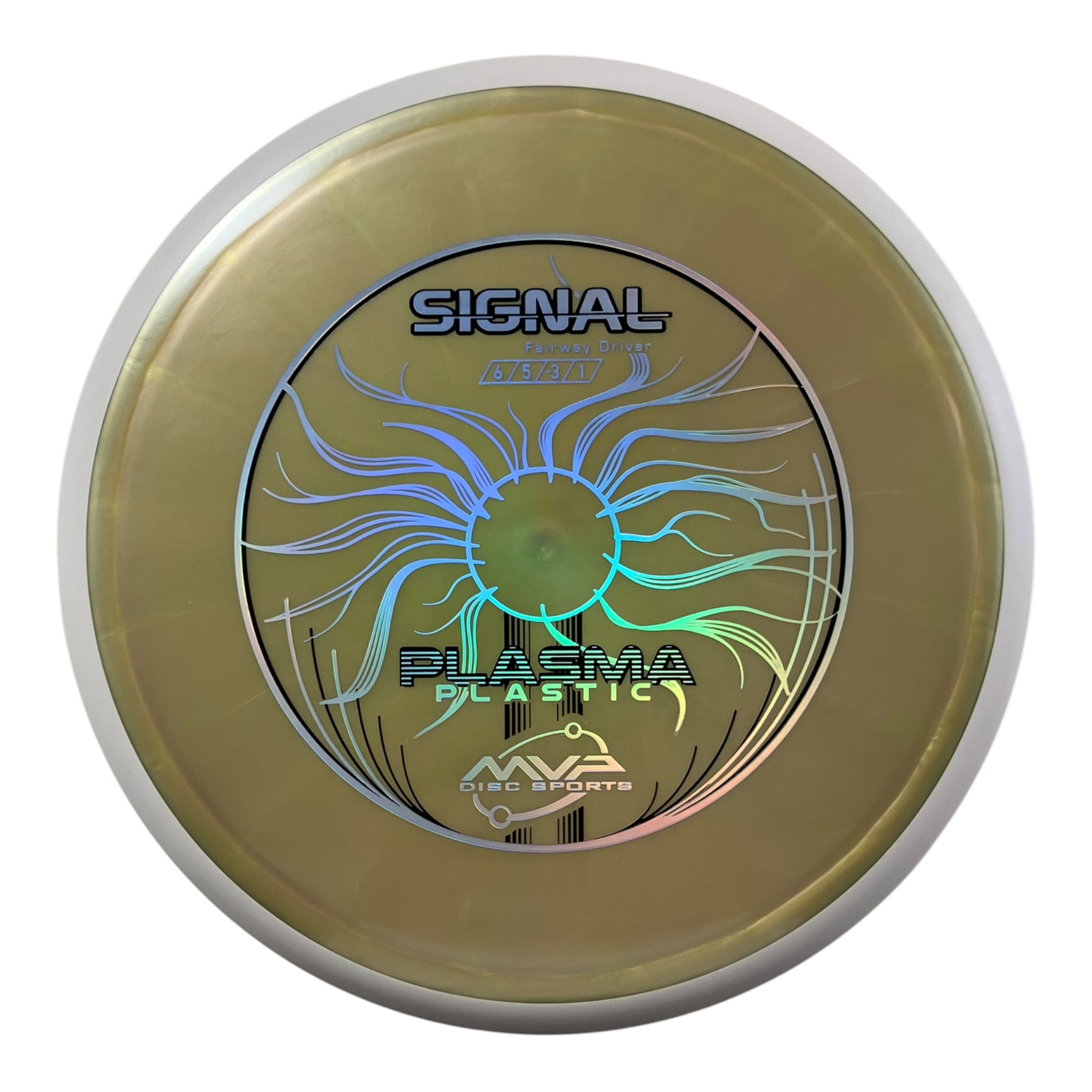MVP Disc Sports Signal | Plasma | Yellow/White 174g (Project Lab Coat) Disc Golf