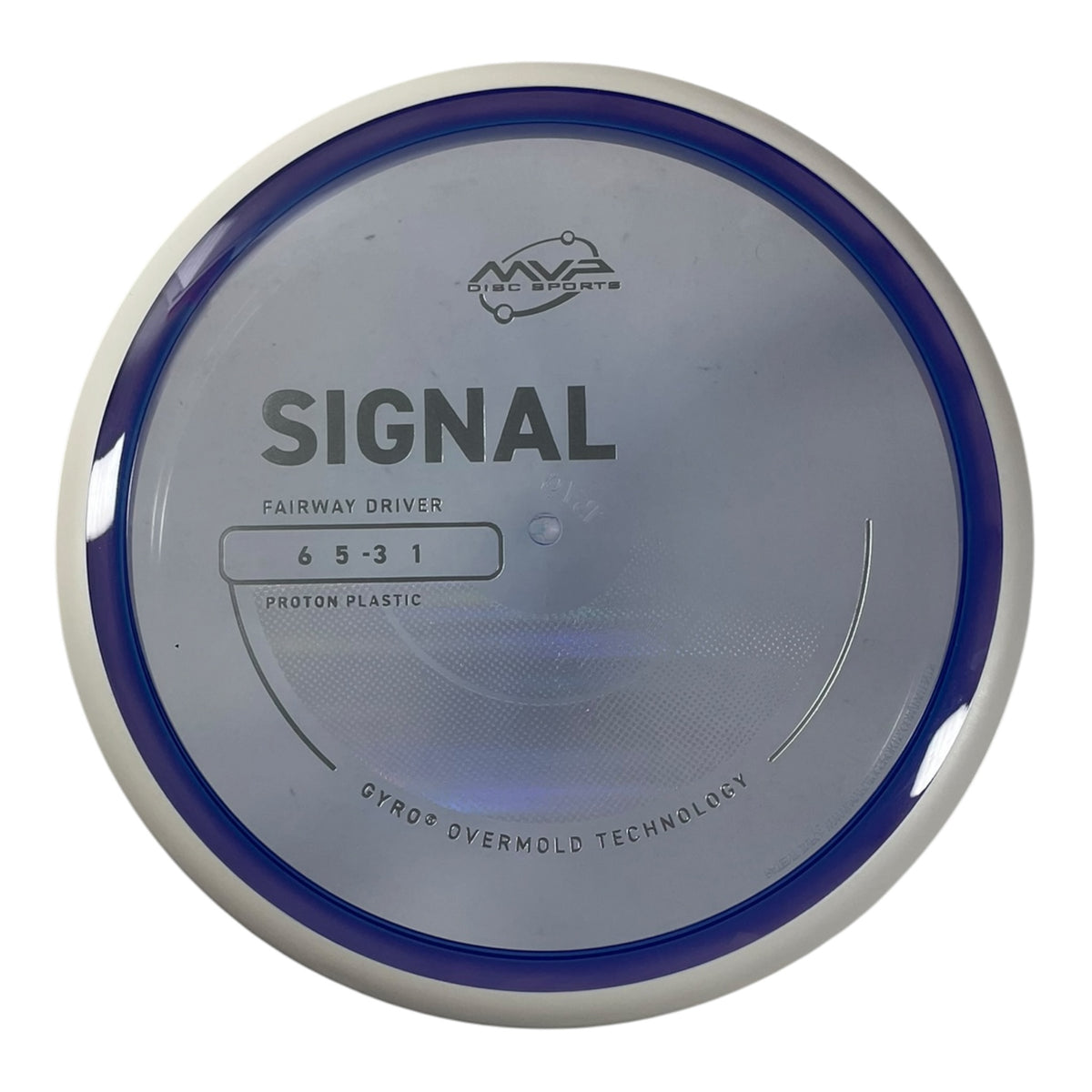 MVP Disc Sports Signal | Proton | Blue/White 157g (Project Lab Coat) Disc Golf