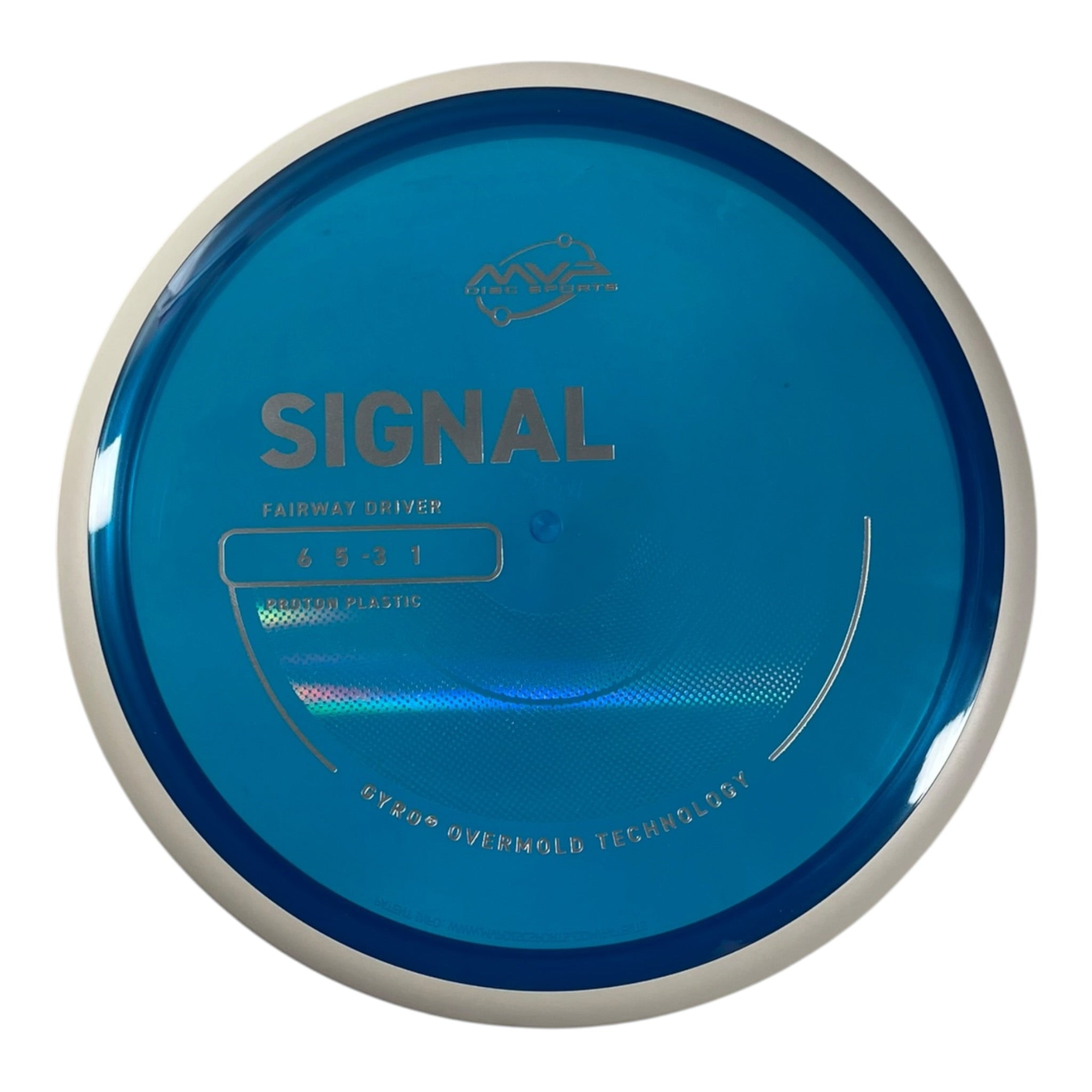 MVP Disc Sports Signal | Proton | Blue/White 169g (Project Lab Coat) Disc Golf