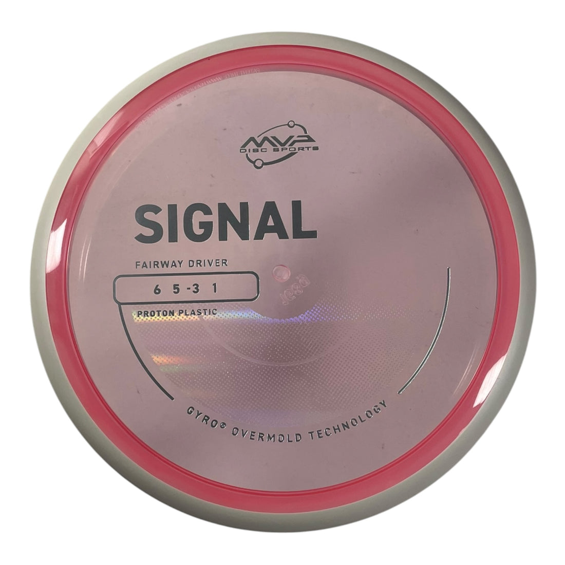 MVP Disc Sports Signal | Proton | Pink/White 168g (Project Lab Coat) Disc Golf
