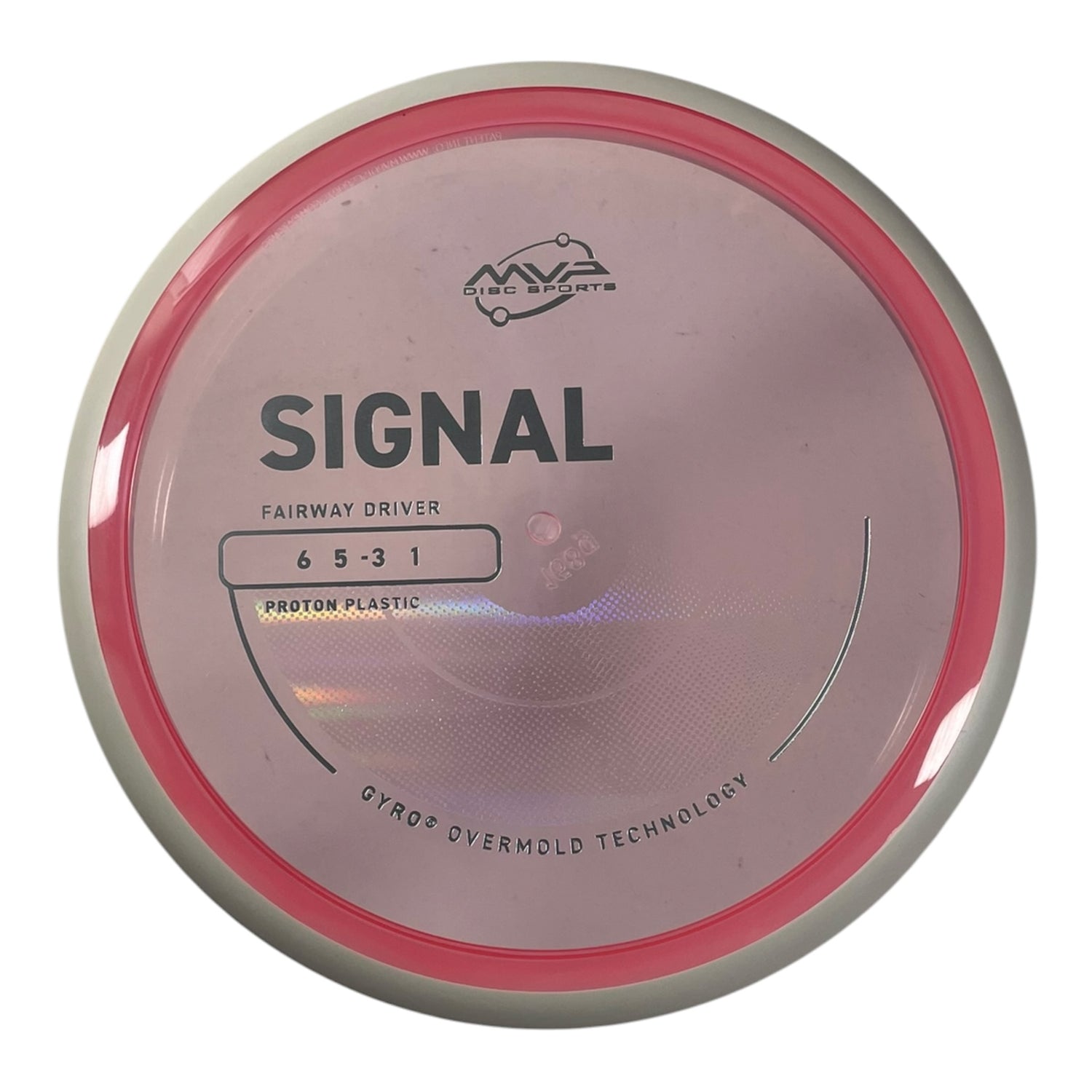 MVP Disc Sports Signal | Proton | Pink/White 168g (Project Lab Coat) Disc Golf