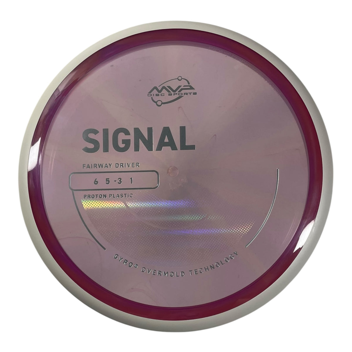 MVP Disc Sports Signal | Proton | Pink/White 171g (Project Lab Coat) Disc Golf