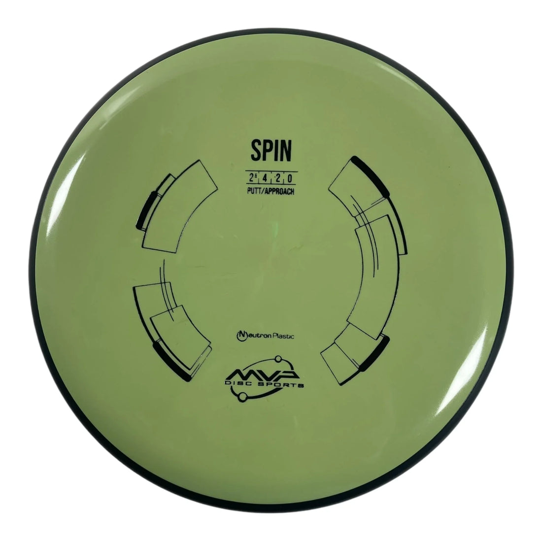 MVP Disc Sports Spin | Neutron | Green/Black 165g Disc Golf