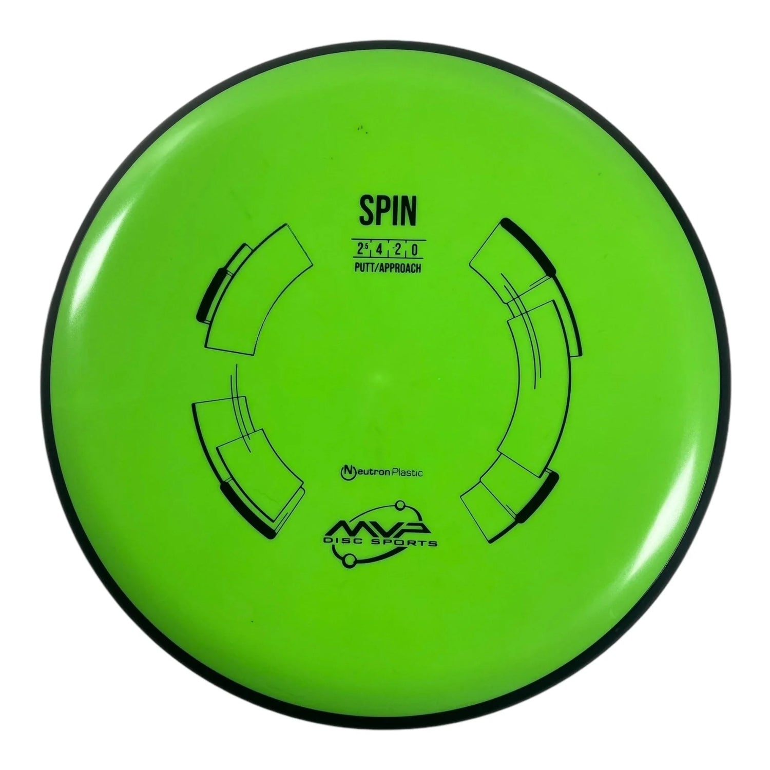 MVP Disc Sports Spin | Neutron | Green/Black 171g Disc Golf