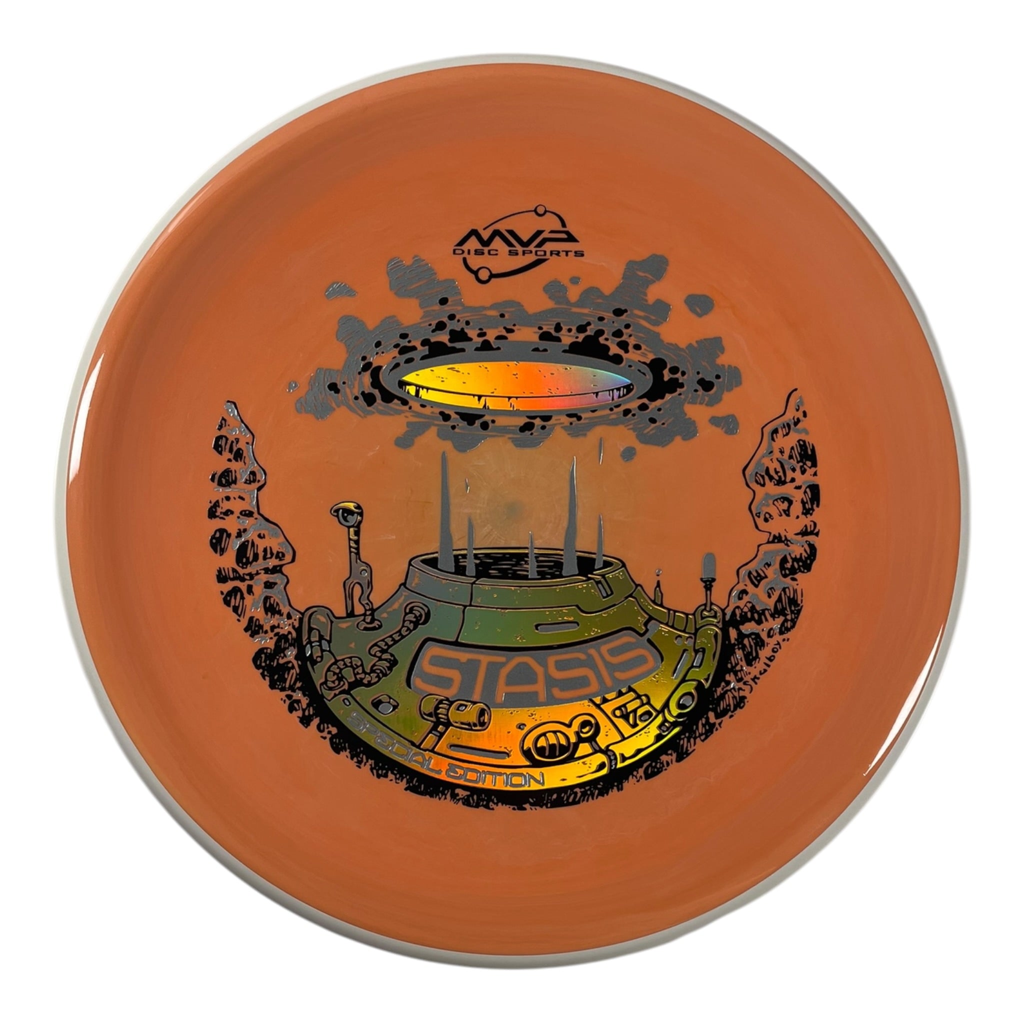MVP Disc Sports Stasis | Neutron | Orange/Holo 172g (Special Edition) Disc Golf
