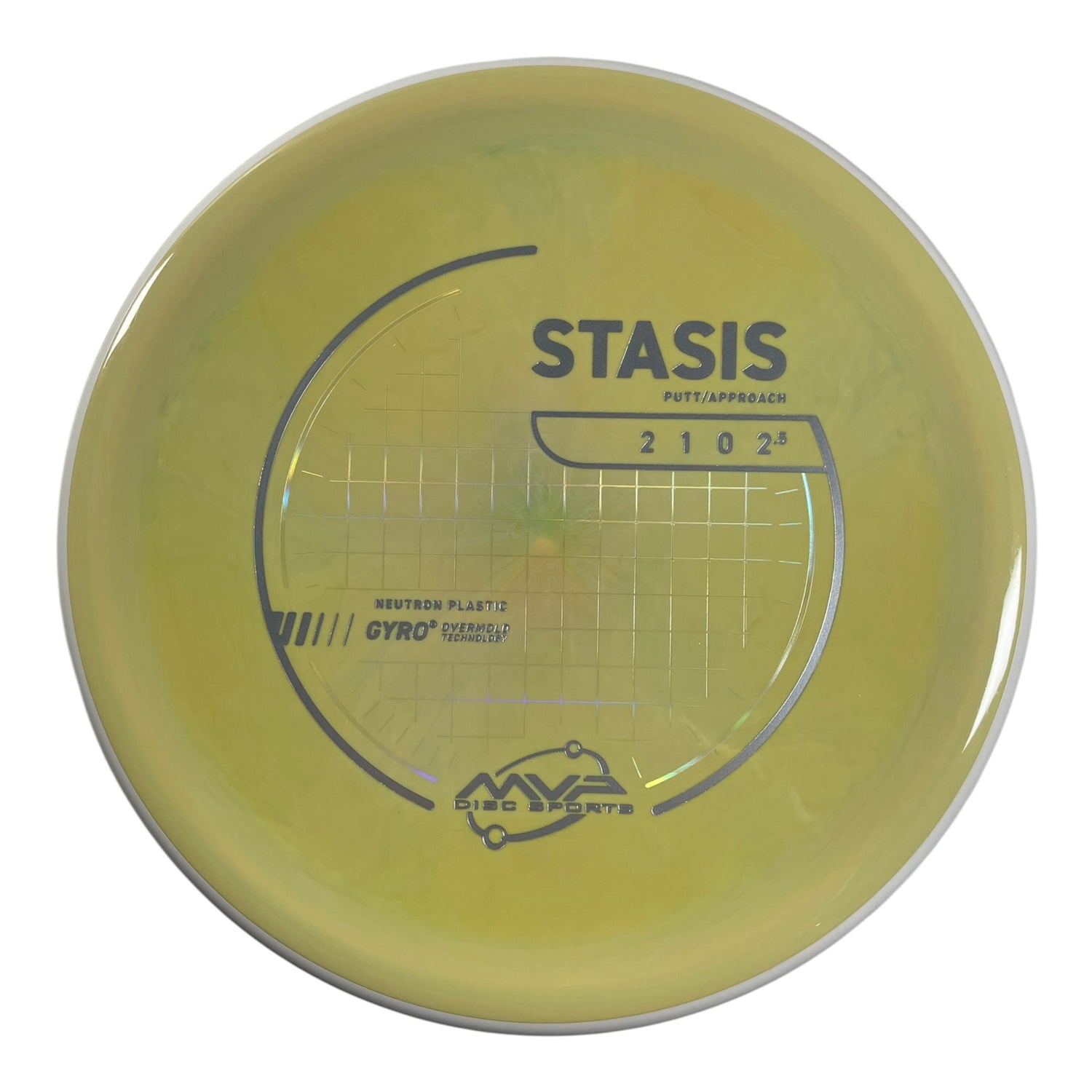 MVP Disc Sports Stasis | Neutron | Tan/White 169g (Project Lab Coat) Disc Golf