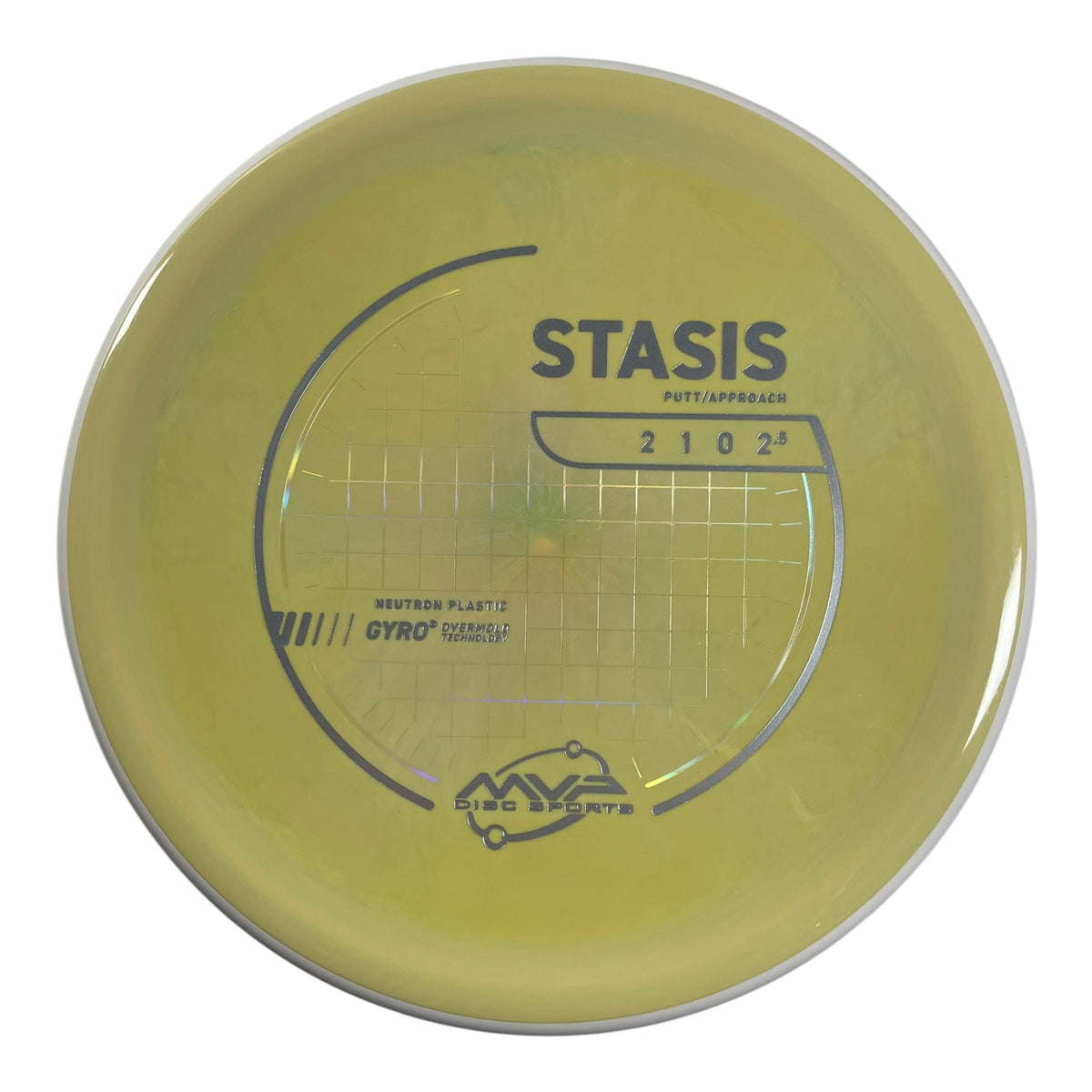 MVP Disc Sports Stasis | Neutron | Tan/White 169g (Project Lab Coat) Disc Golf