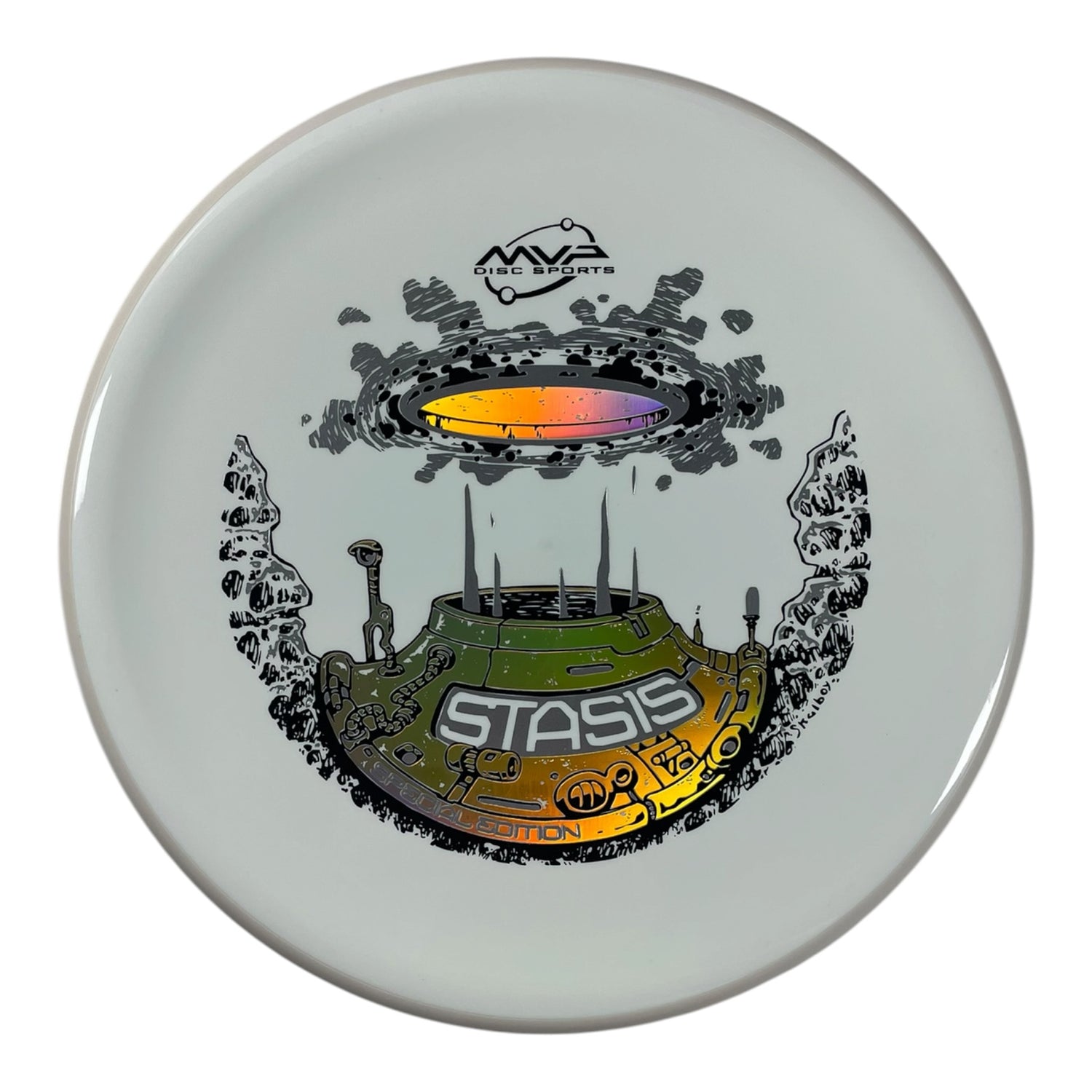 MVP Disc Sports Stasis | Neutron | White/Holo 172-173g (Special Edition) Disc Golf